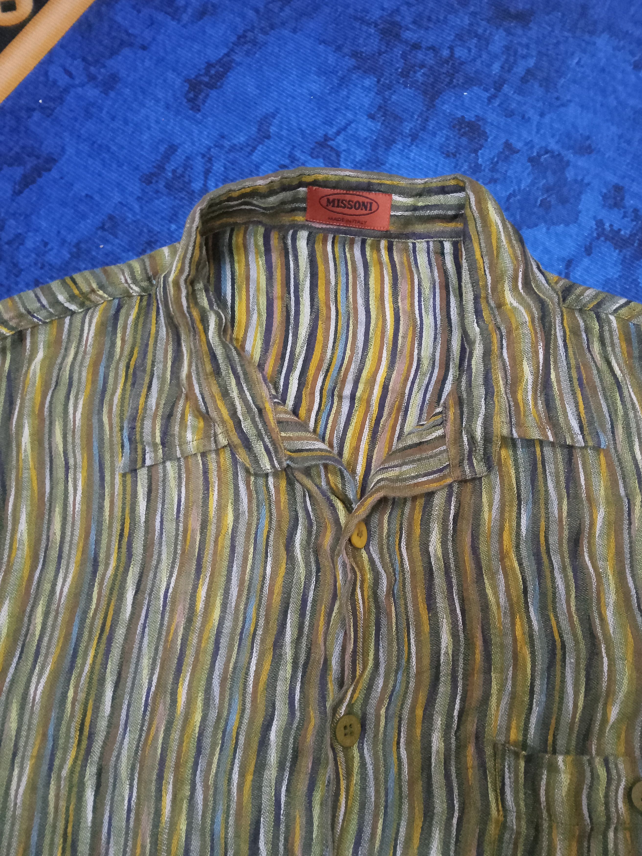Missoni Missoni Buttons Up Shirt Size US L / EU 52-54 / 3 - 5 Thumbnail