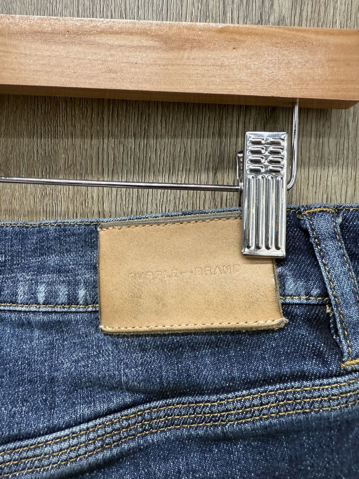 Purple Purple Blue Denim Jeans Size US 32 / EU 48 - 7 Thumbnail