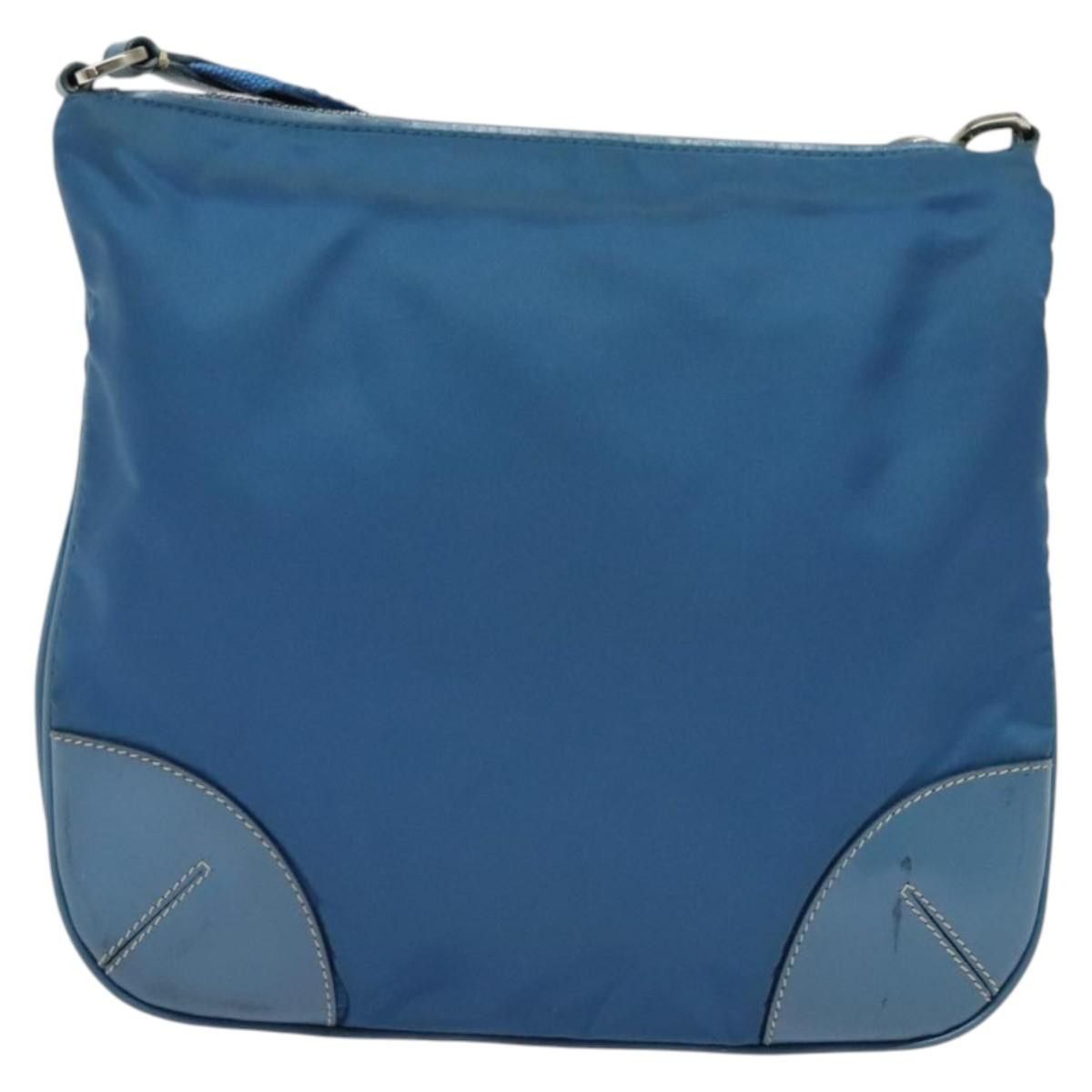 Prada PRADA Shoulder Bag Nylon Blue Silver Size ONE SIZE - 3 Thumbnail