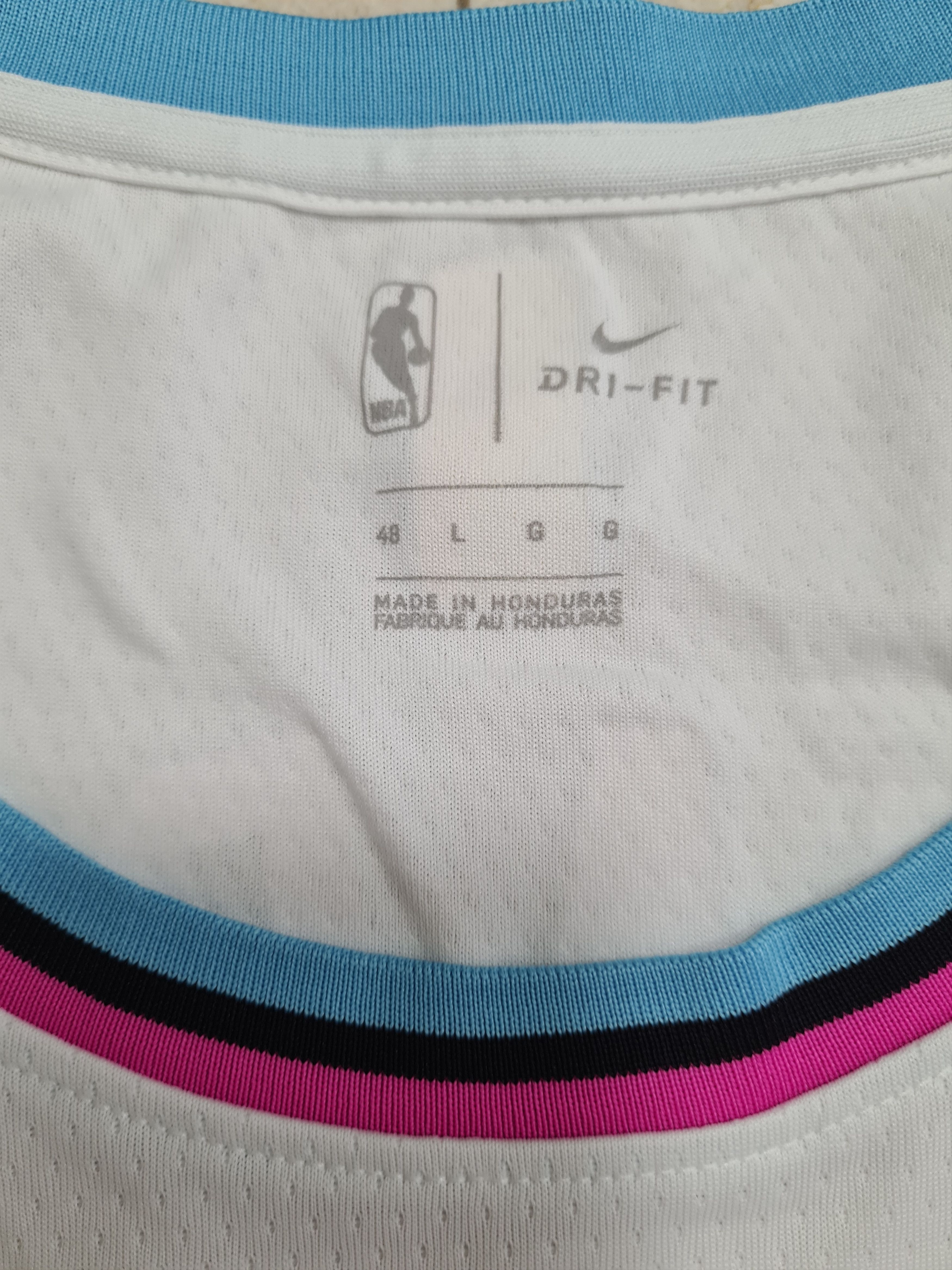 NBA Rare Authentic Nike Miami Heat Vice City Swingman Jersey Size US L / EU 52-54 / 3 - 3 Thumbnail