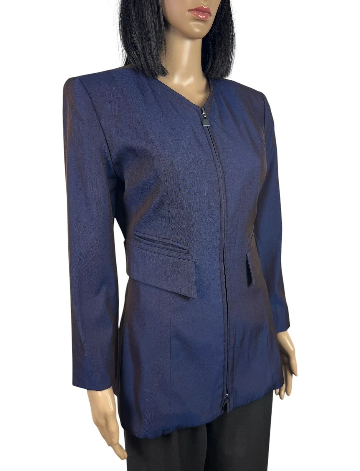 Claude Montana Claude Montana Wool Shimmer Jacket Vintage size 38 Size S / US 4 / IT 40 - 3 Thumbnail