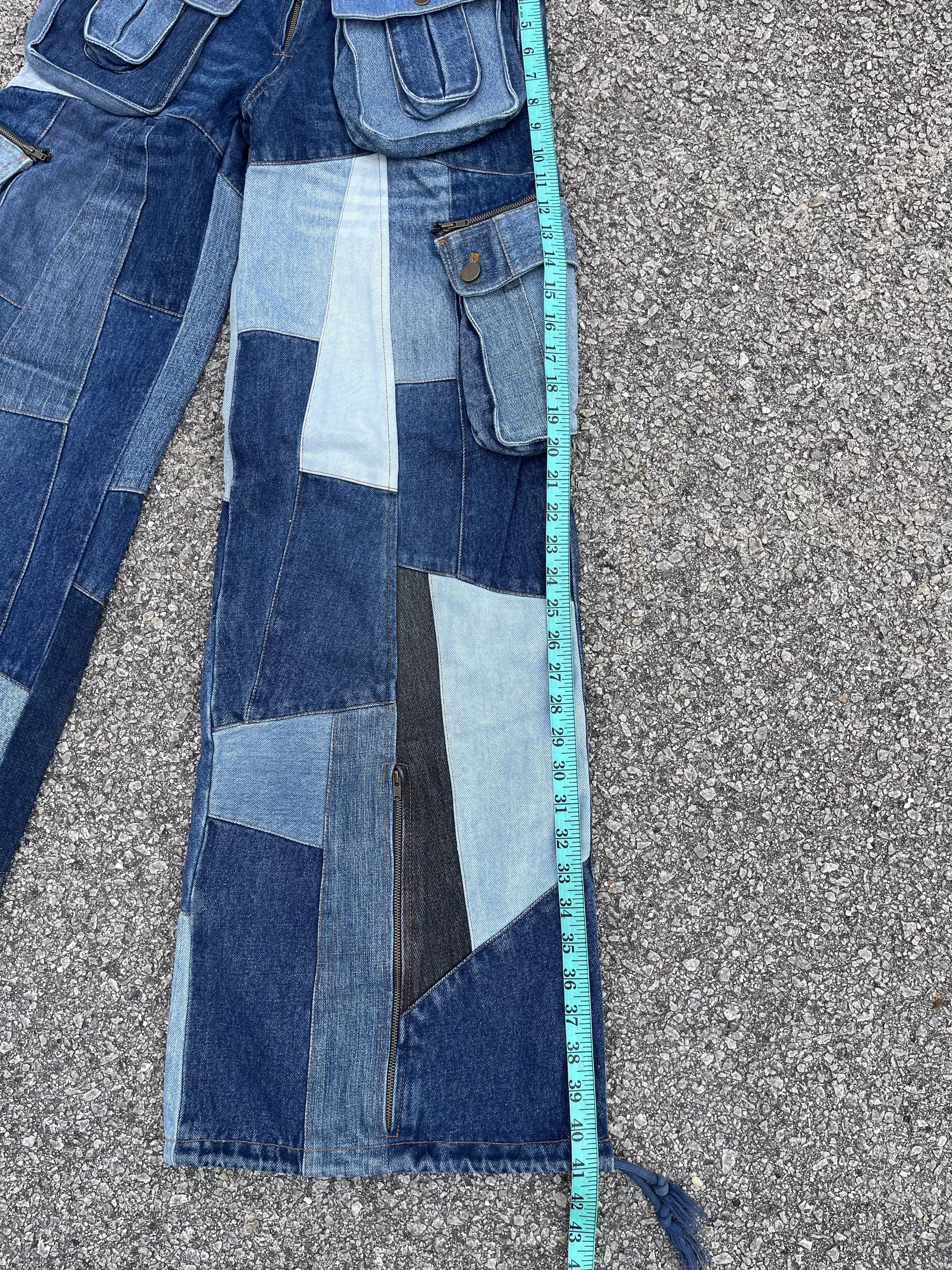 JNCO × Marc Ecko Baggy Patchwork Cargo Pocket Size US 31 - 9 Thumbnail