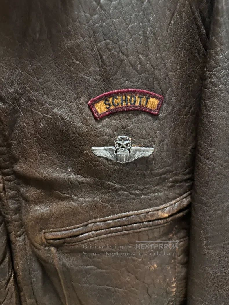Schott Schott Flight jacket leather jacket Size US XS / EU 42 / 0 - 3 Thumbnail