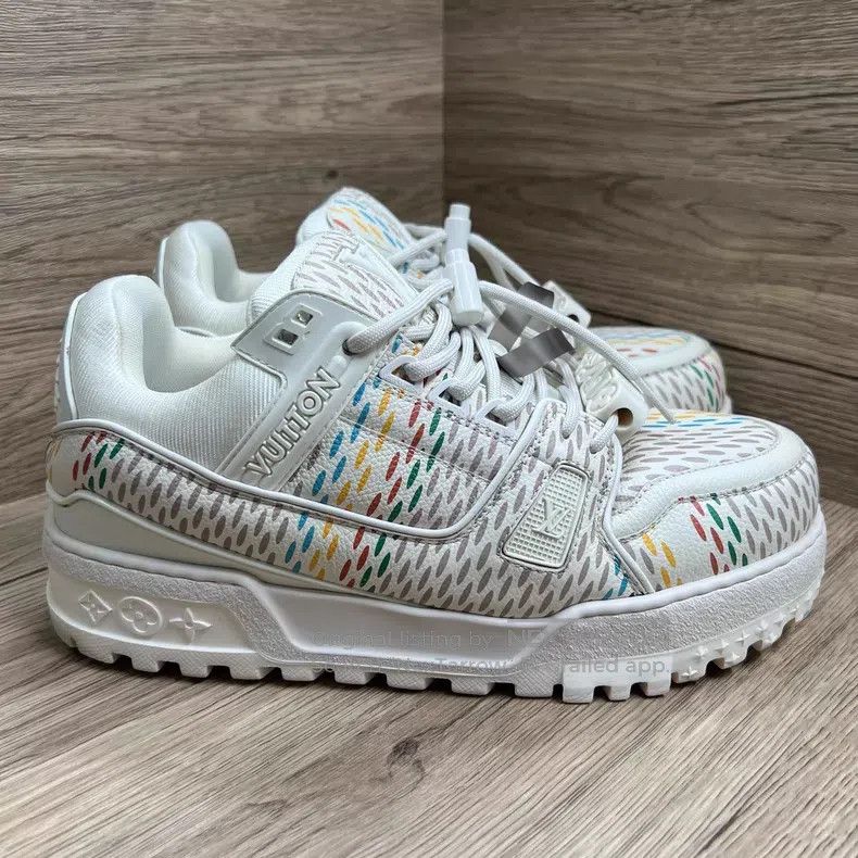 Louis Vuitton Louis Vuitton Trainer Rainbow Little Fat Ding shoes Size US 6 / EU 39 - 3 Thumbnail