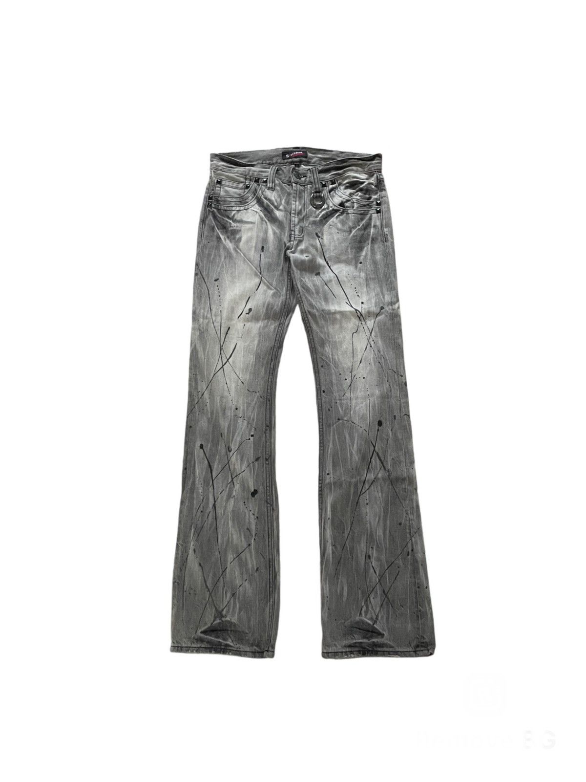Japanese Brand Japanese Brand Sorridere Flare Paint Jeans Size US 30 / EU 46 - 1 Thumbnail