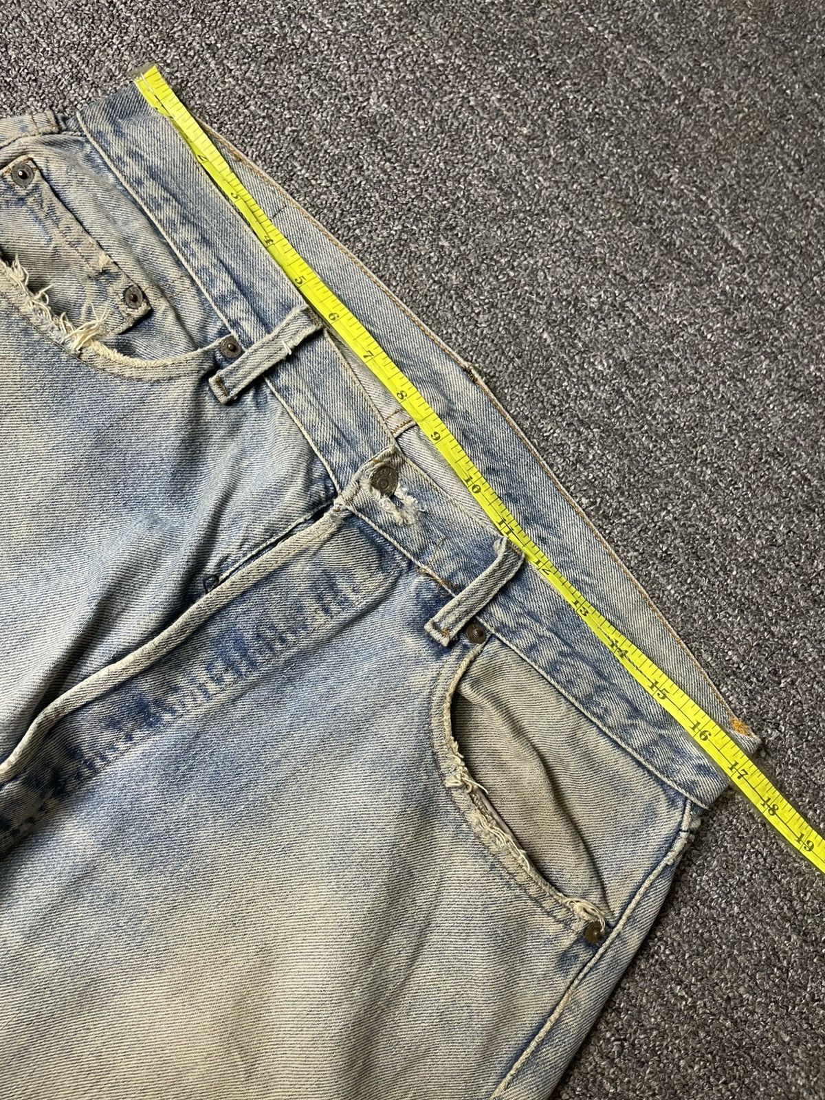 Levi's × Vintage Vintage LEVIS Distressed Denim Ripped Jeans (112) Size US 34 / EU 50 - 5 Thumbnail