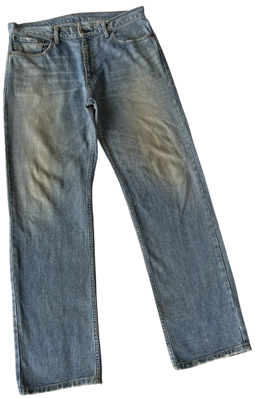 Levi's Vintage Levis Baggy Mud Wash Jeans Size US 37 - 3 Thumbnail