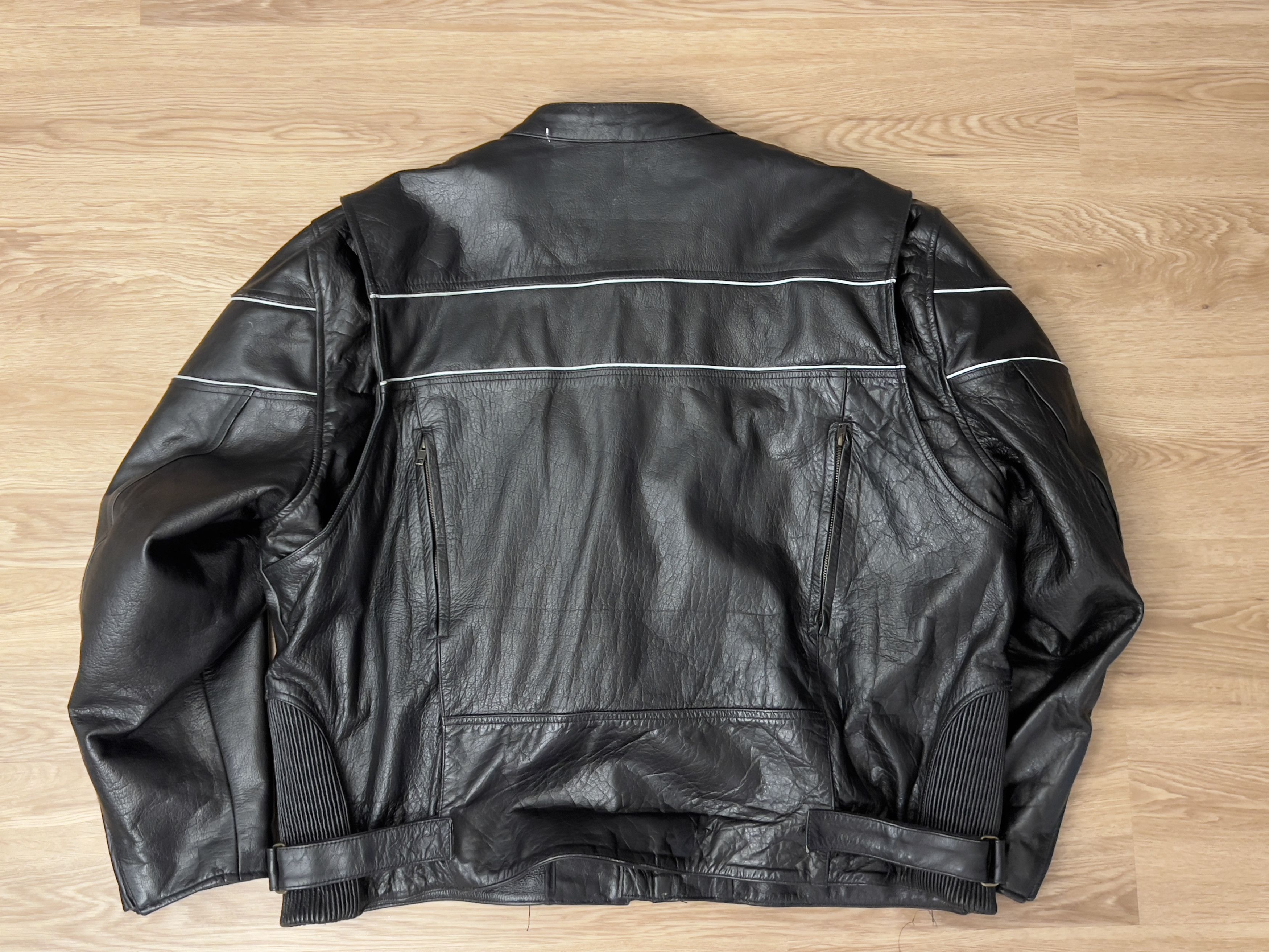 Other Vintage Biker Leather Jacket Size US XXL / EU 58 / 5 - 3 Thumbnail