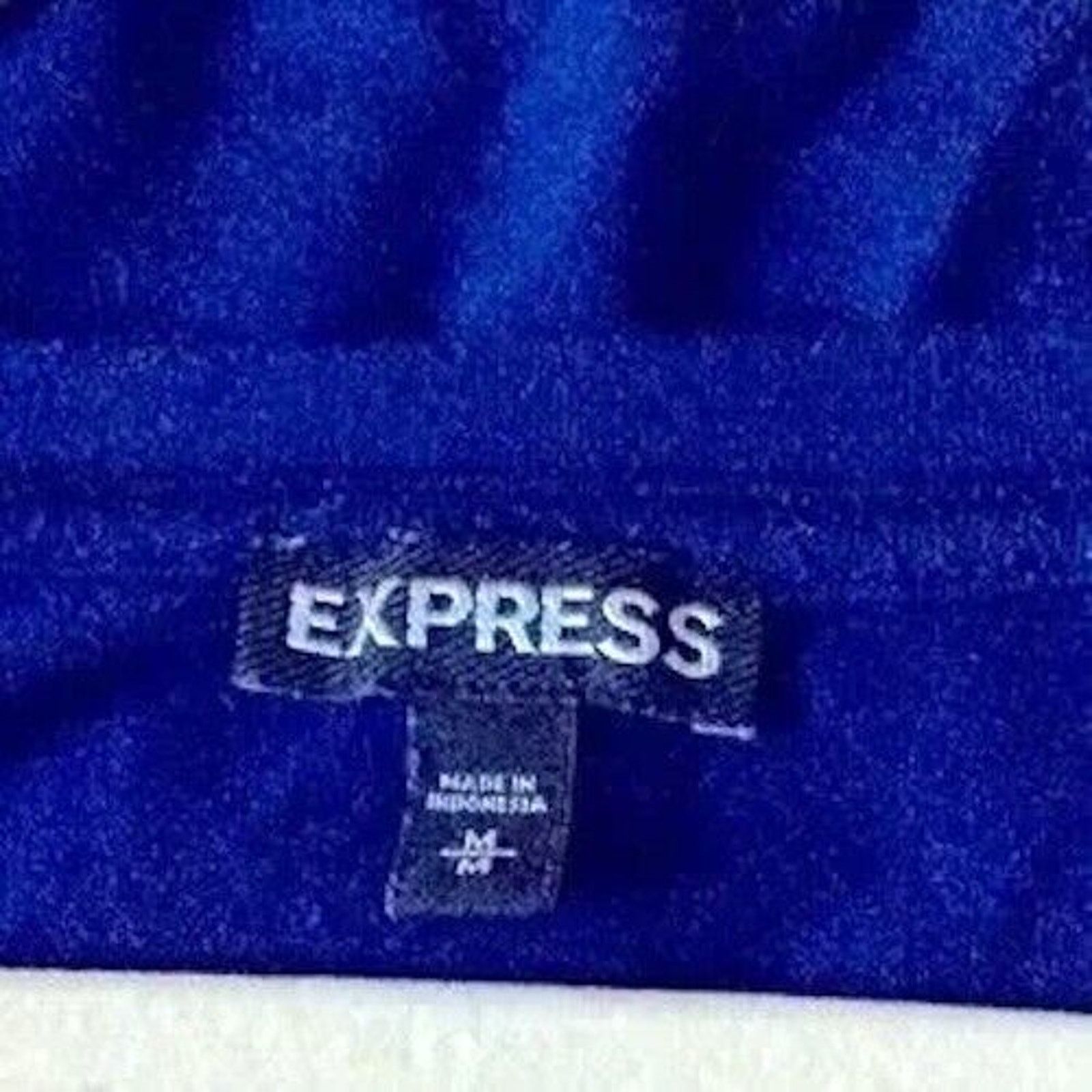 Express Express Women’s Top Size-Medium Navy Blue. Size M / US 6-8 / IT 42-44 - 7 Thumbnail