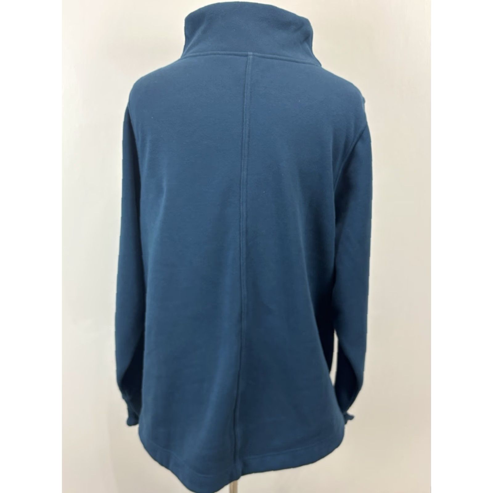 Athleta VINTAGE Athleta Women's Pullover Sweatshirt Plus Size 1X Blue Fuzzy Lining Athleisure Activewear Size XL / US 12-14 / IT 48-50 - 3 Thumbnail