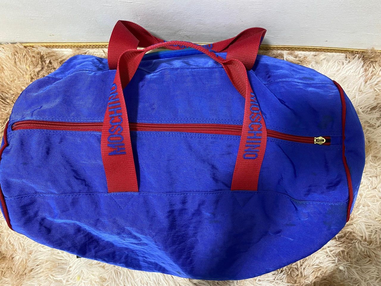 Japanese Brand vintage marvem japan peace symbol duffle bag Size ONE SIZE - 4 Thumbnail