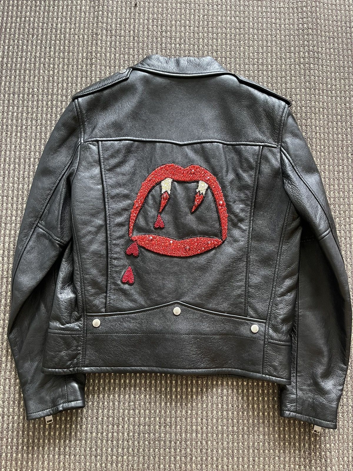 SLP 2017AW Blood Bust L01 Leather Jacket