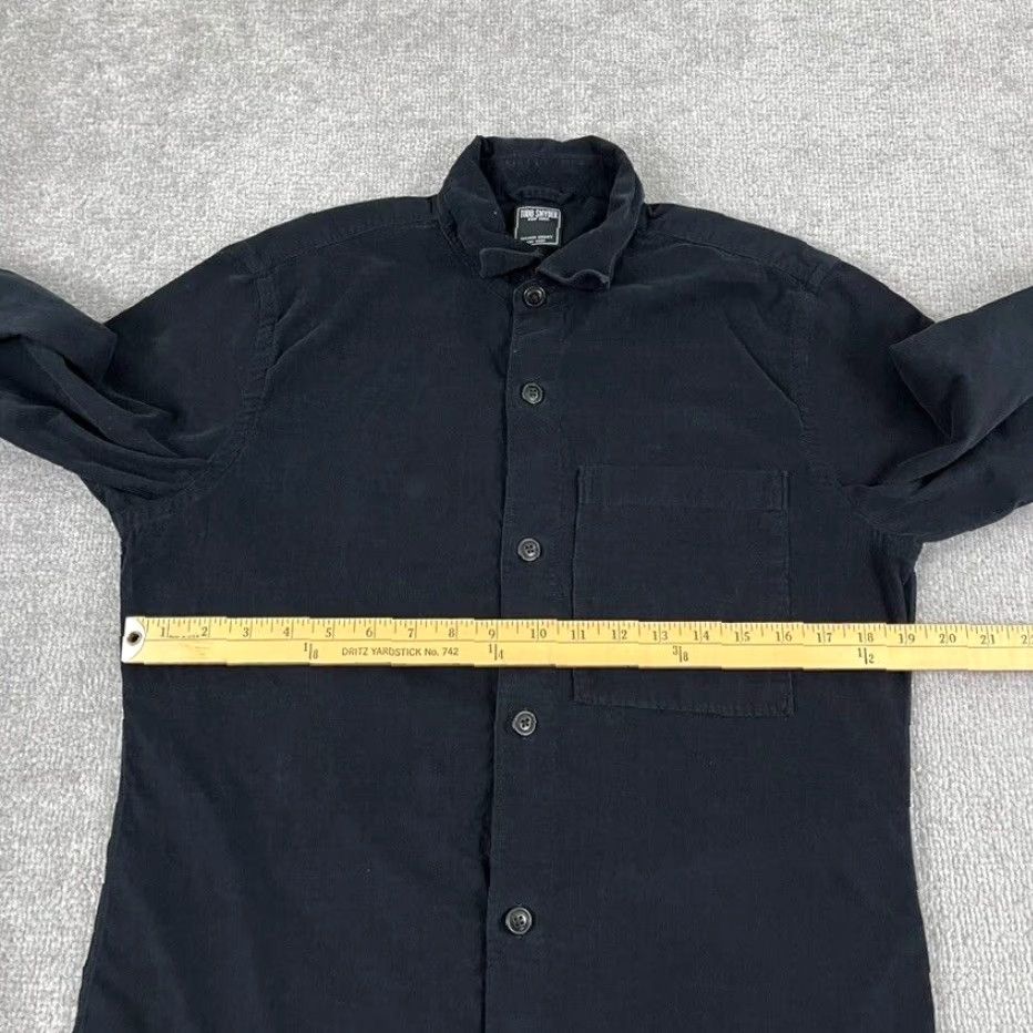 Todd Snyder Todd Snyder Shirt Mens Small Black Corduroy Light Button-Up Long Sleeve Preppy Size US S / EU 44-46 / 1 - 4 Thumbnail