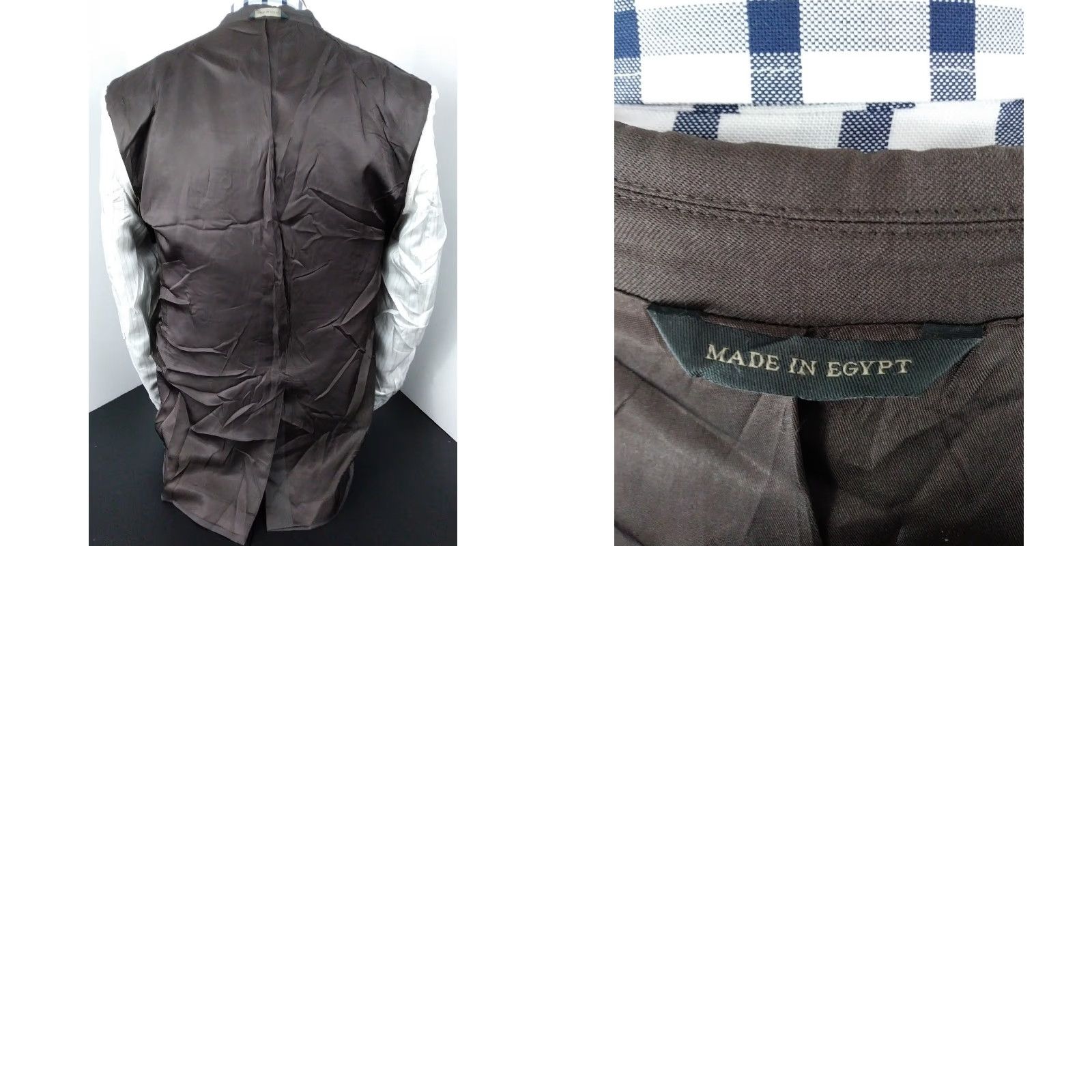 Banana Republic Banana Republic Blazer Mens 42R Brown Three-Button Single Vent Wool Jacket Coat Size 42R - 8 Thumbnail