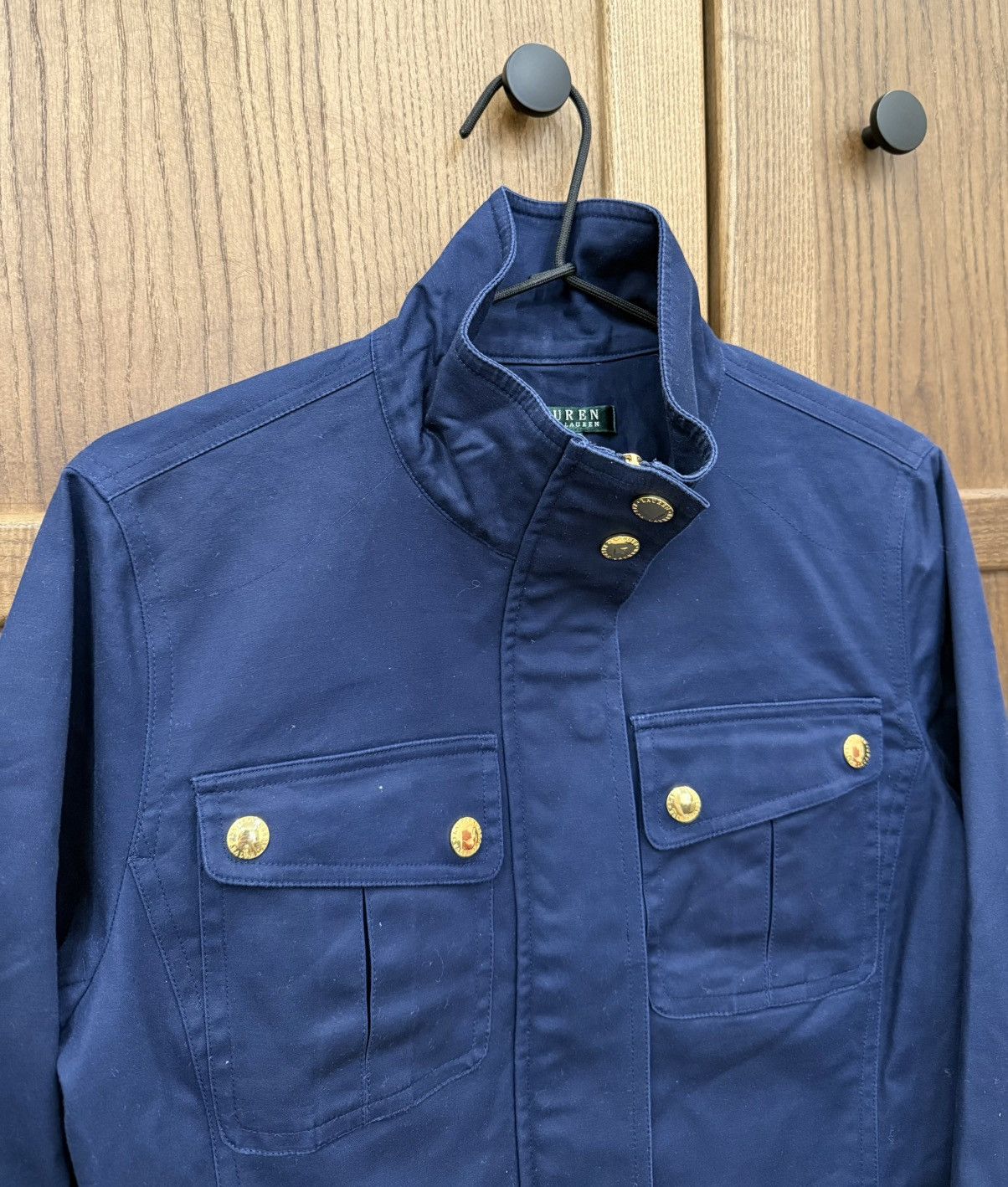 Ralph Lauren Vintage Ralph Lauren Navy Blue Jacket Womens Short Trench Size M / US 6-8 / IT 42-44 - 3 Thumbnail