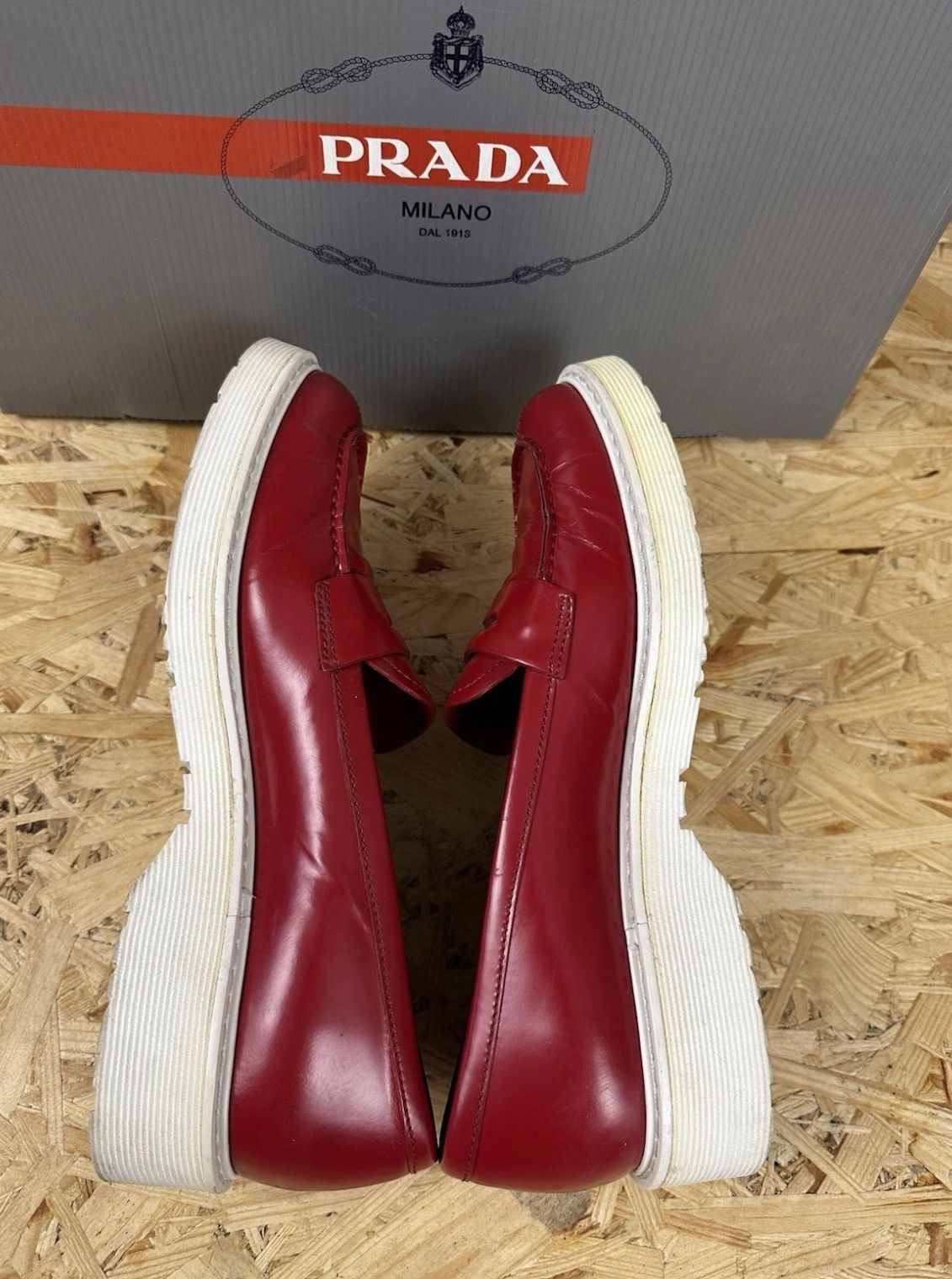 Prada Prada shoes size 41 IT red Size US 11 / IT 41 - 7 Thumbnail