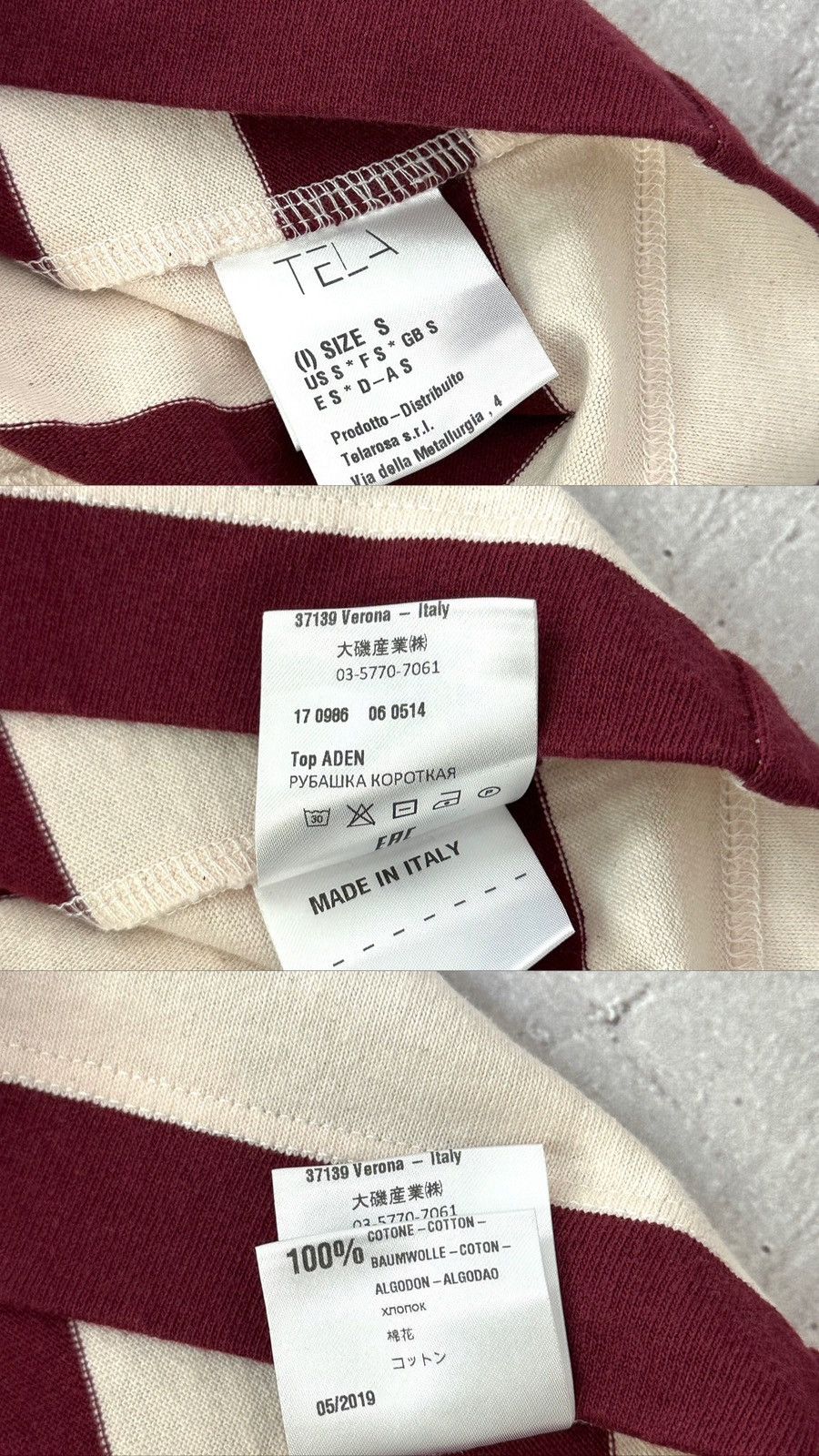 Other Tela Aden Stripped Made in Italy Cotton Women’s Tank Top Size S / US 4 / IT 40 - 7 Thumbnail