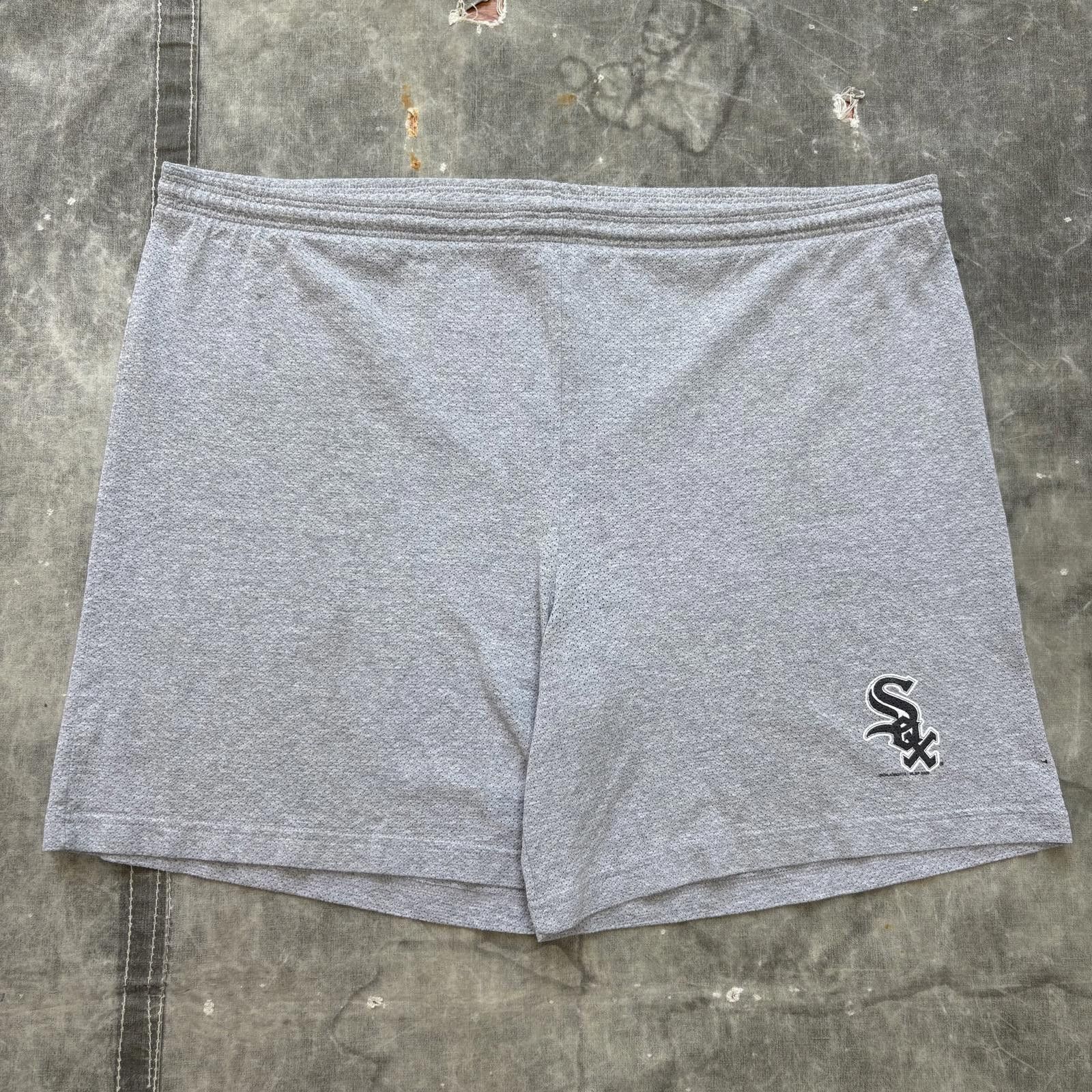 MLB Vintage 90s Y2K Chicago White Sox MLB Baseball Sports Shorts Size US 36 / EU 52 - 1 Thumbnail