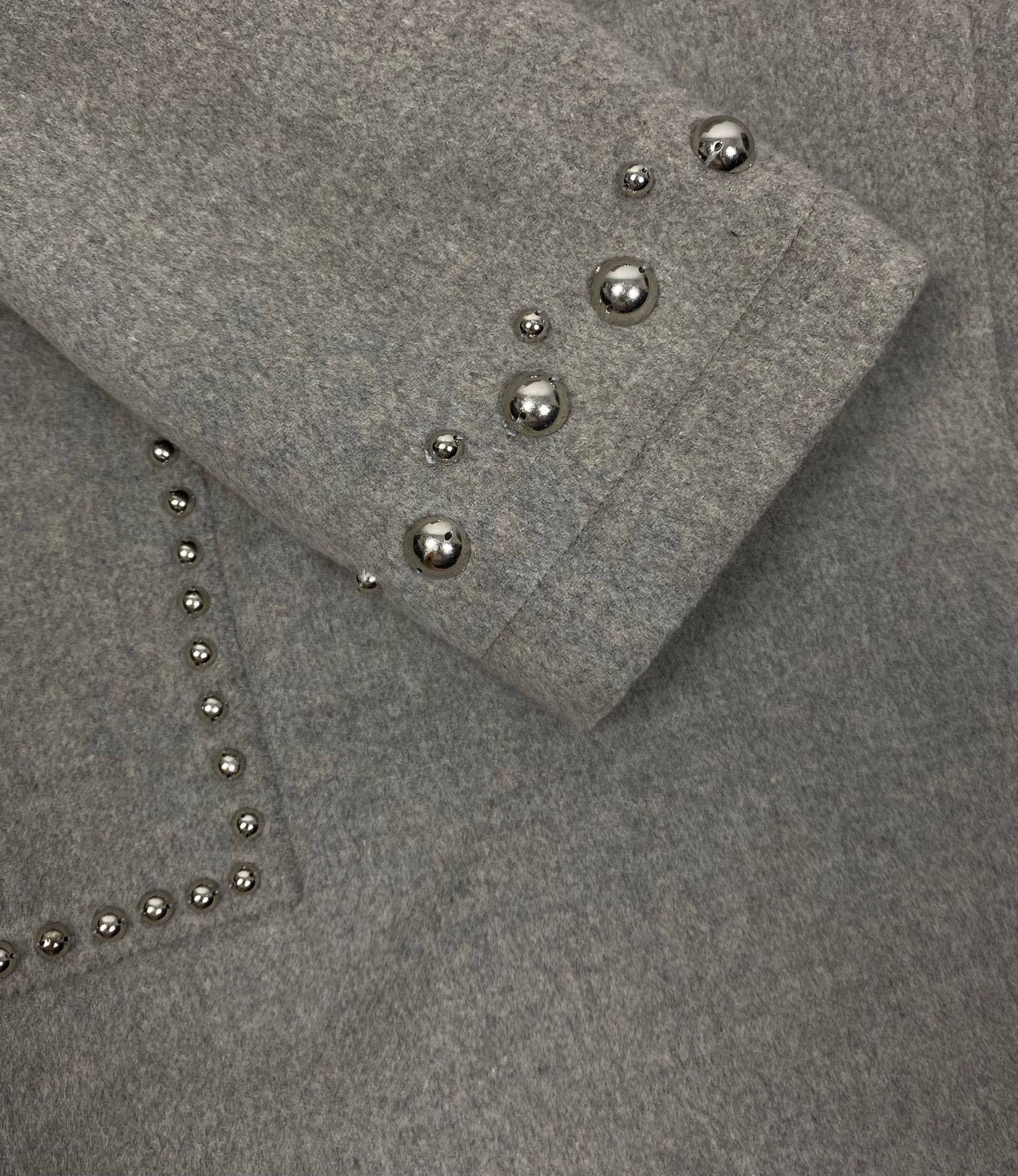TWINSET twin-set double-breasted wool coat decorated size S Size S / US 4 / IT 40 - 10 Thumbnail