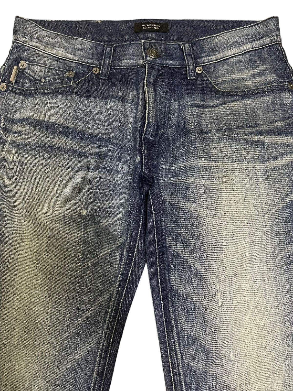 Burberry Vintage Burberry Black Label Blue Wash Flare Jeans Size US 30 / EU 46 - 3 Thumbnail