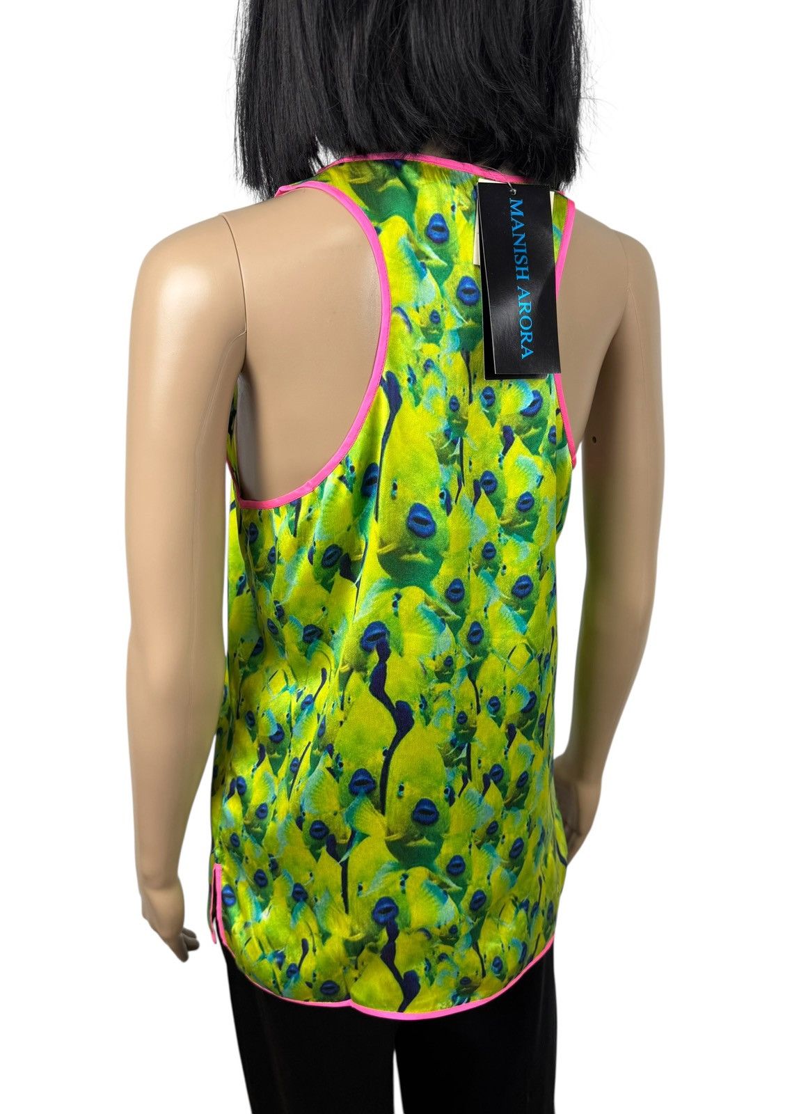 Manish Arora Manish Arora Silk Blouse Tank Top Printed Decorated size L Size L / US 10 / IT 46 - 10 Thumbnail