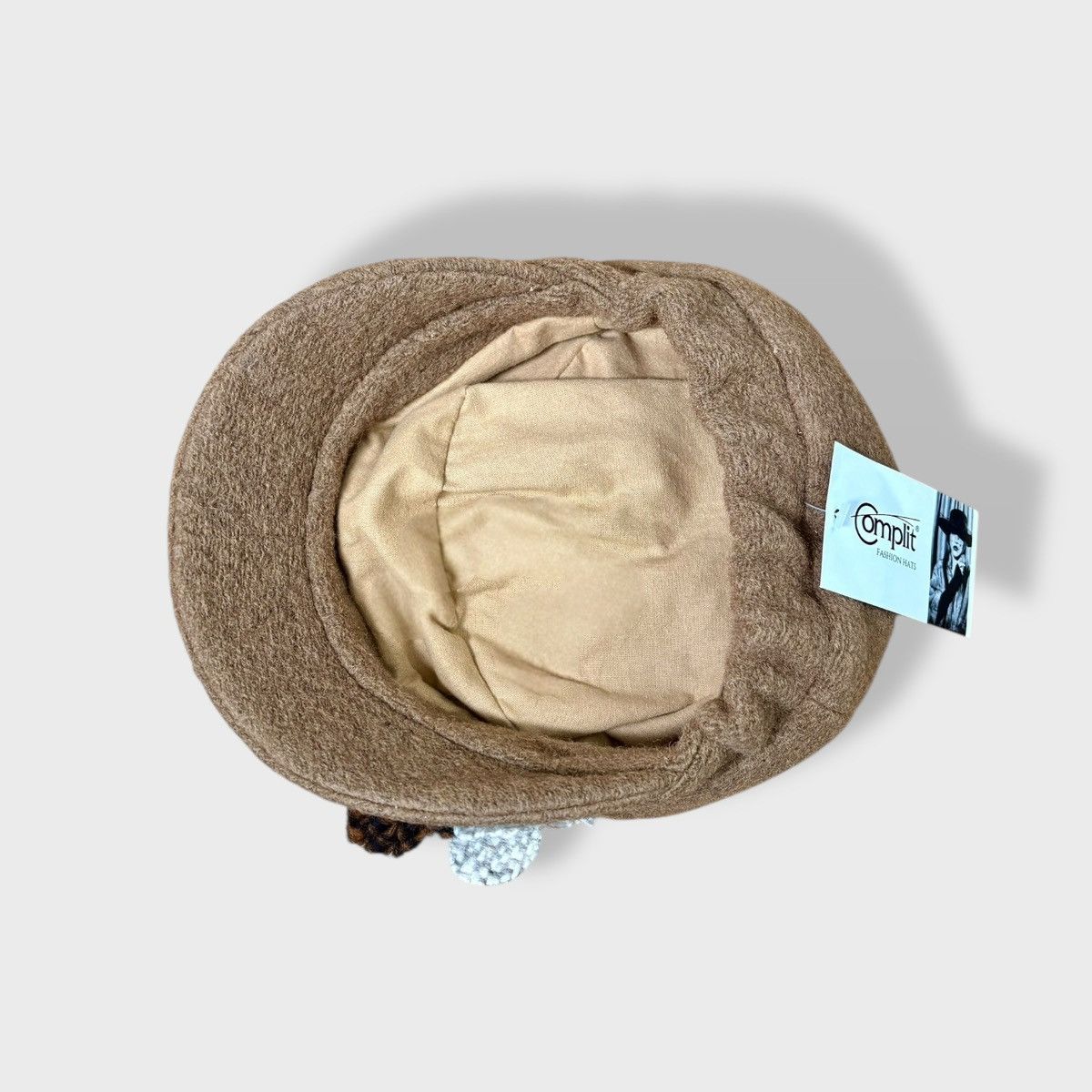 Other Complit Womens Brown Newsboy Style Wool Winter Hat OS Size ONE SIZE - 13 Thumbnail
