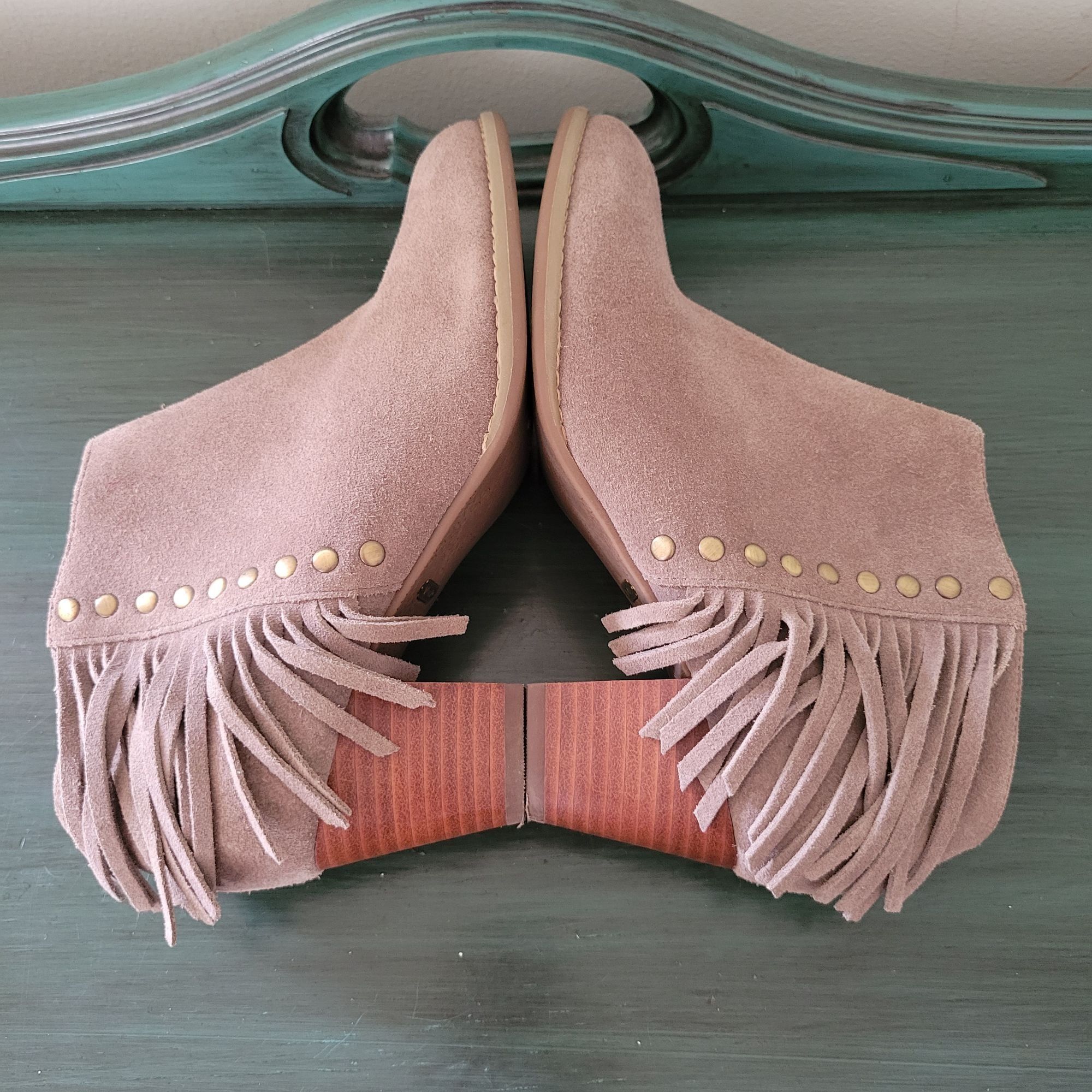Vionic Vionic 6.5 Tan Suede Leather Booties FAROS Ankle Boots Weste Size US 6.5 / IT 36.5 - 5 Thumbnail