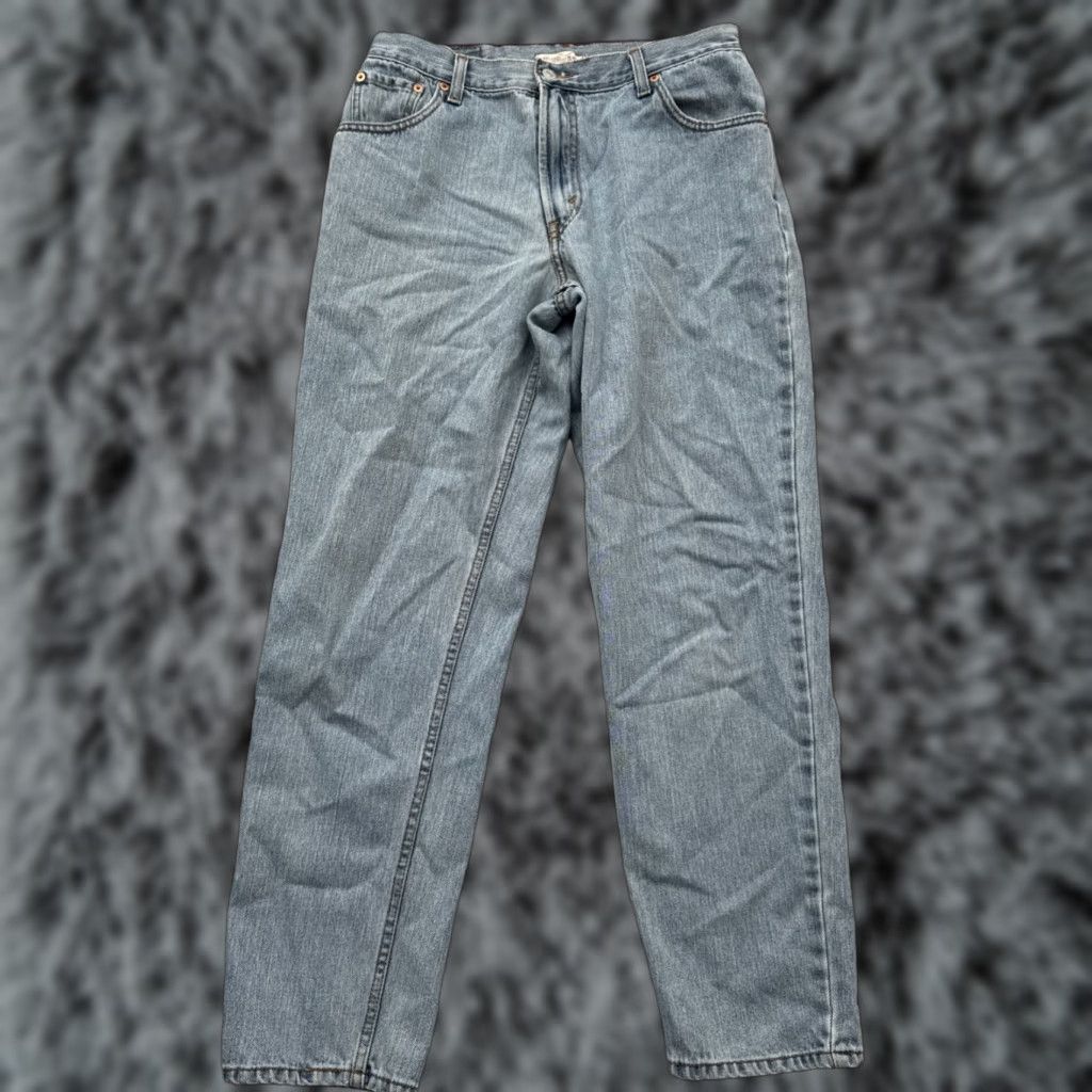 Levi's VINTAGE Levis 550 Jeans Women 14L Relaxed Tapered Grunge Streetwear Mid Wash Casual 100% Cotton Jeans Womens Mens Size 36" / US 14 / IT 50 - 1 Thumbnail