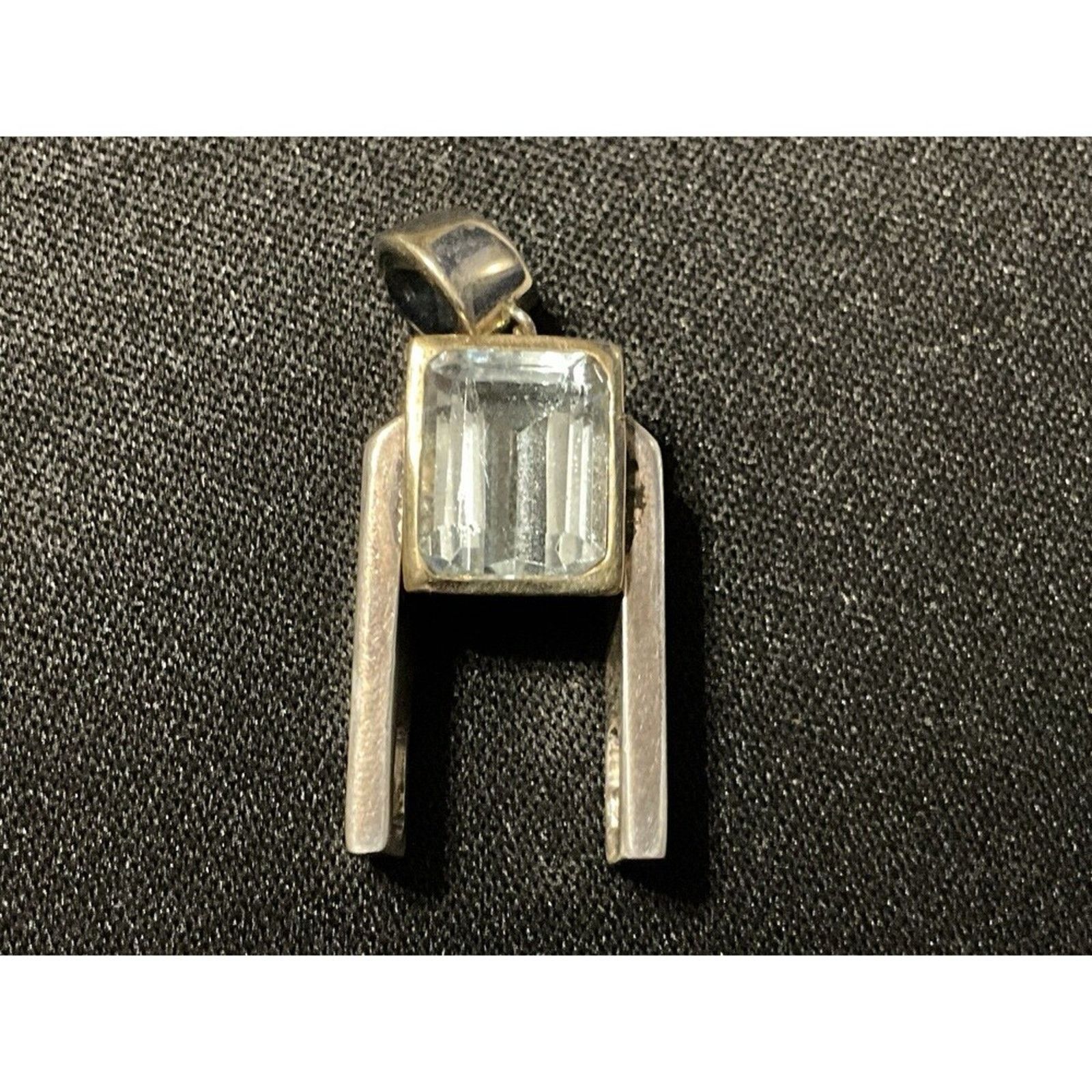 Other 925 Articulated Aqua Sapphire Artisan Made Pendant Size ONE SIZE - 2 Thumbnail