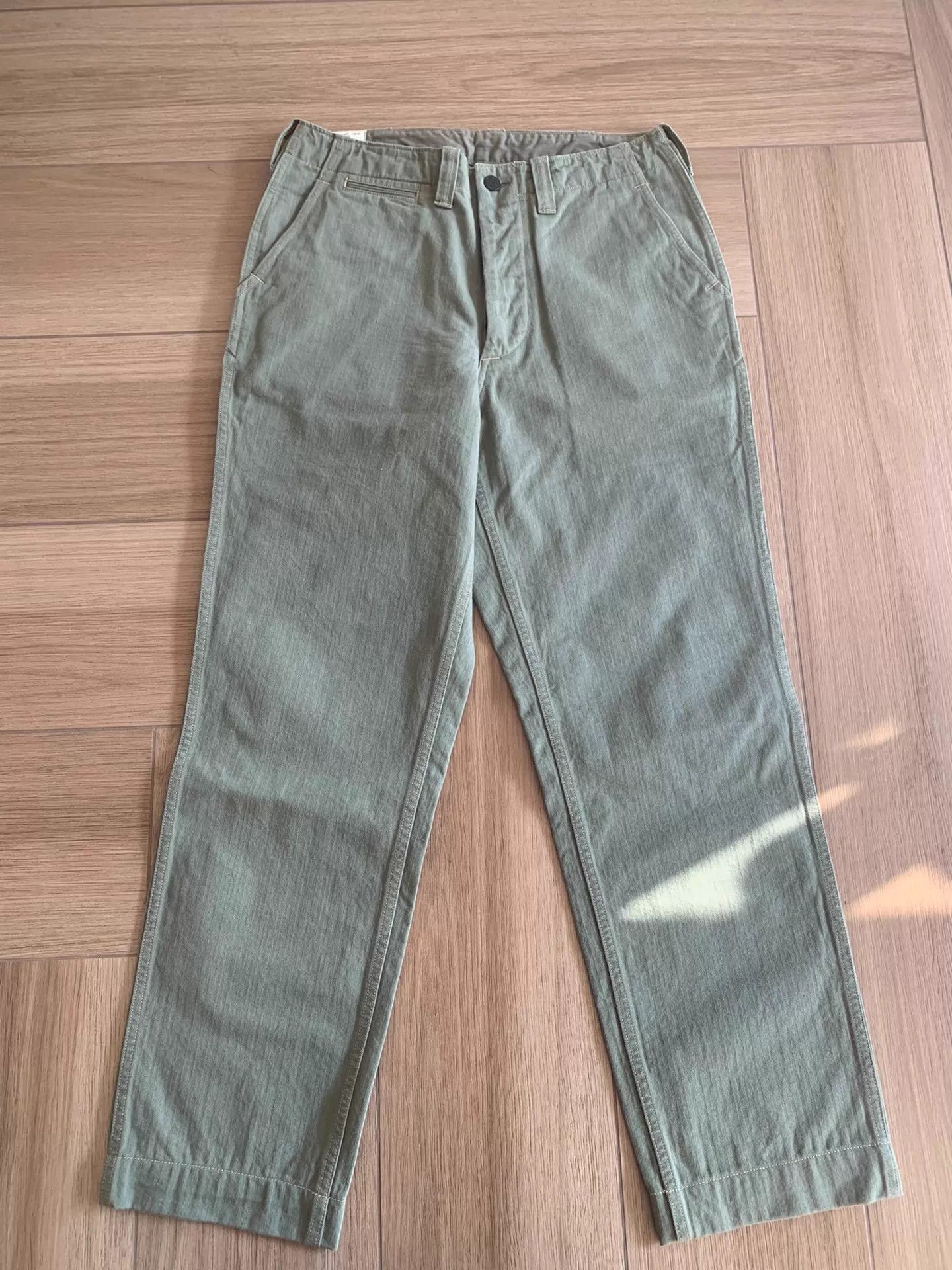 Freewheelers FREEWHEELERS Herringbone Heavyweight Mil Pants 32 99N Size US 32 / EU 48 - 1 Thumbnail