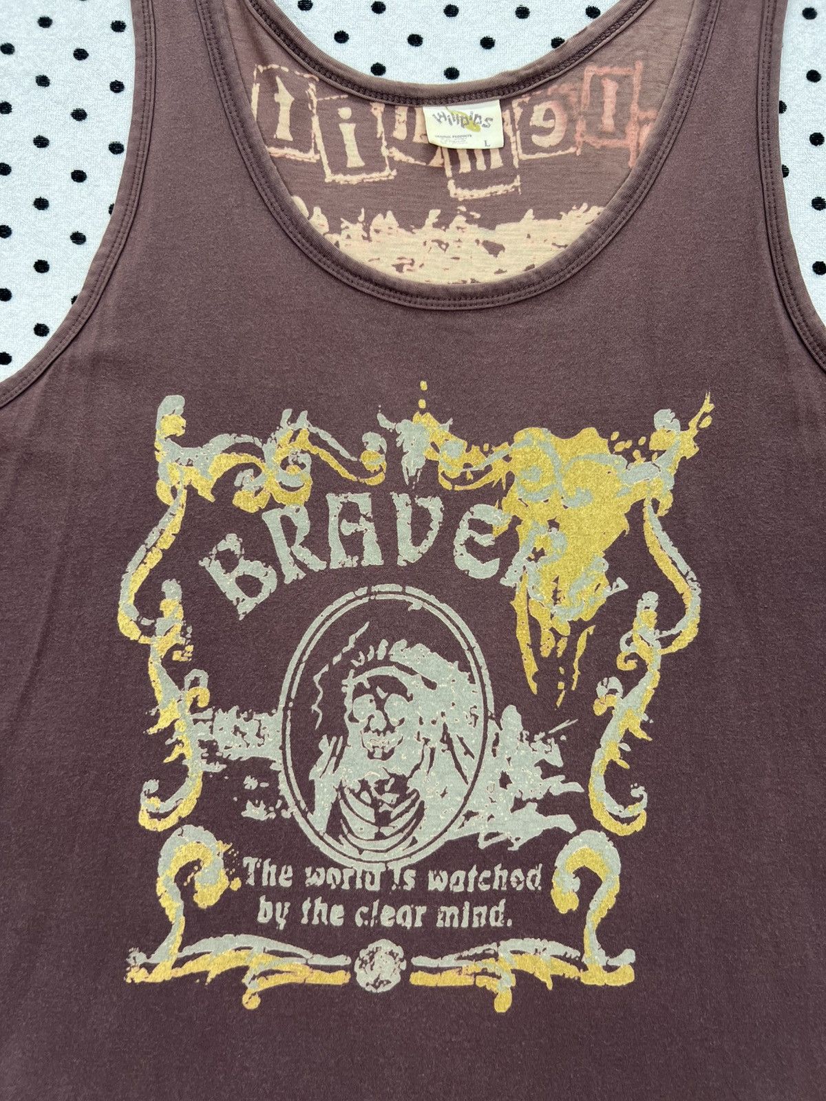 Japanese Brand Willpips Distressed Tank Top Size US S / EU 44-46 / 1 - 3 Thumbnail