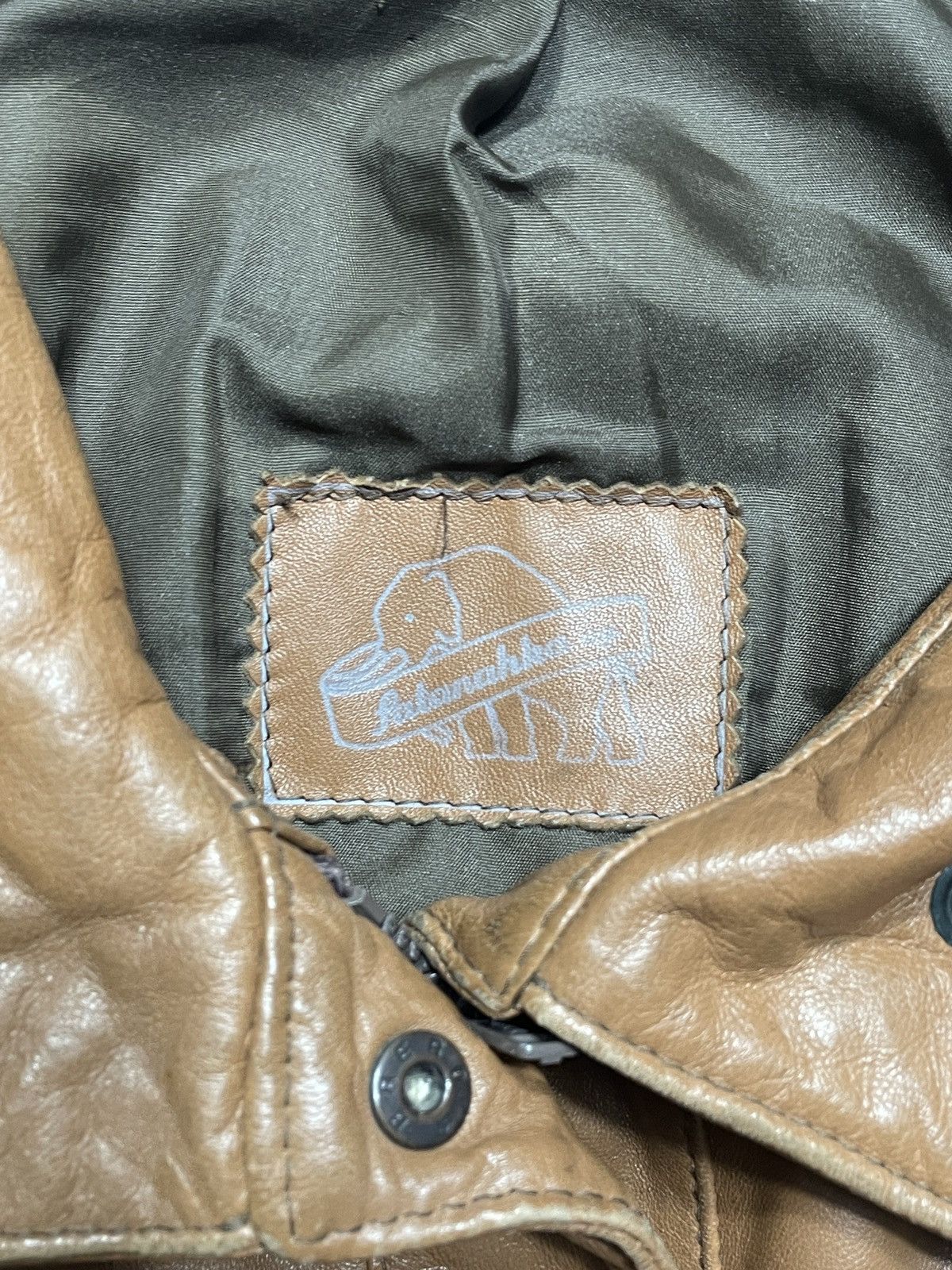 Vintage 🔥Offers🔥Vintage Y2K Real Genuine Leather Jacket Thick Rare Size XXL / US 16-18 / IT 52-54 - 5 Thumbnail