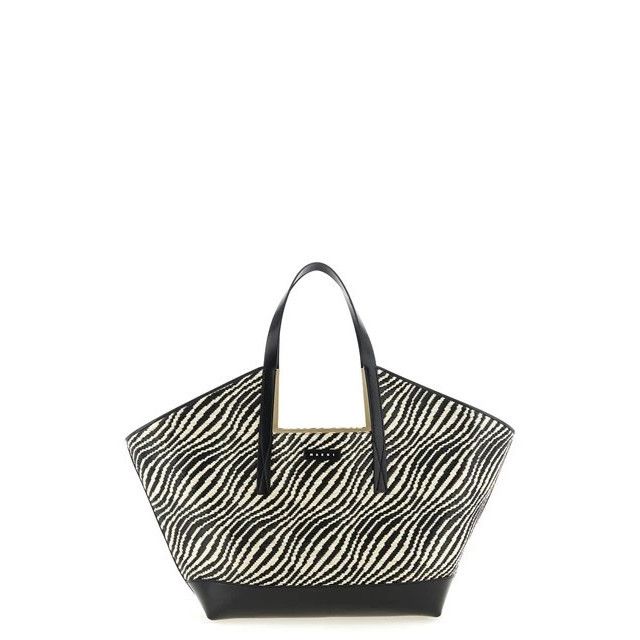 Marni MARNI Waves Black Tote Bag New Size ONE SIZE - 1 Thumbnail