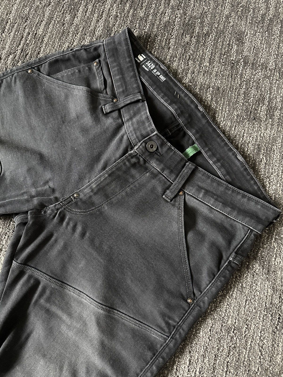 G-Star Sz33 - G Star Mens Denim 3D Zip Knee Size US 33 - 6 Thumbnail