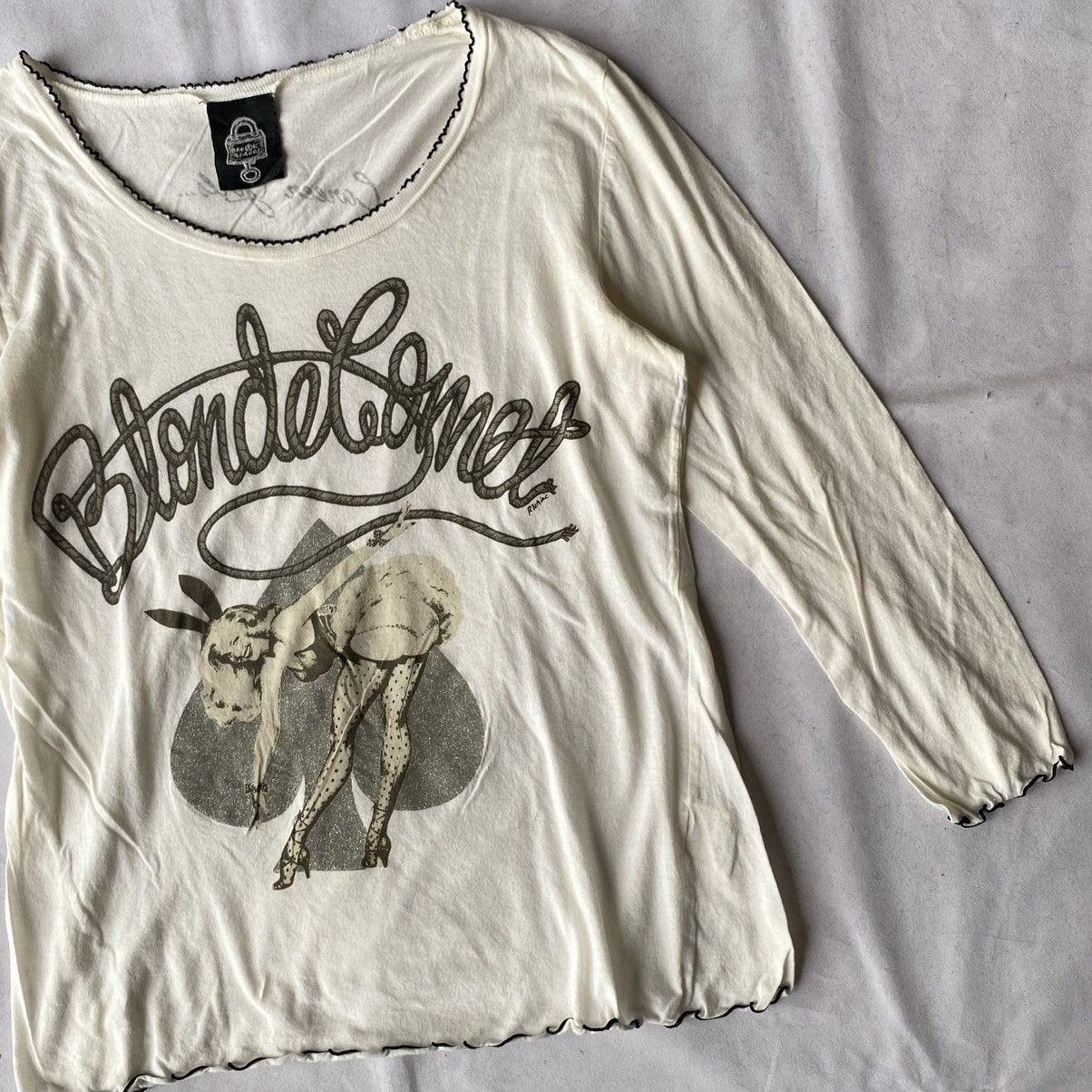 Hysteric Glamour × Japanese Brand × Vintage Vintage Y2K Vixen Blonde Comet Retro Pin Up Babe Tees Size M / US 6-8 / IT 42-44 - 4 Thumbnail
