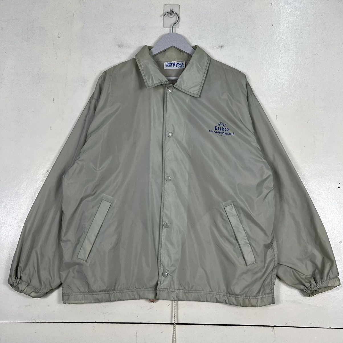 Vintage 🔥 VINTAGE 1996 UEFA EURO ENGLAND COACH JACKET Size US M / EU 48-50 / 2 - 3 Thumbnail