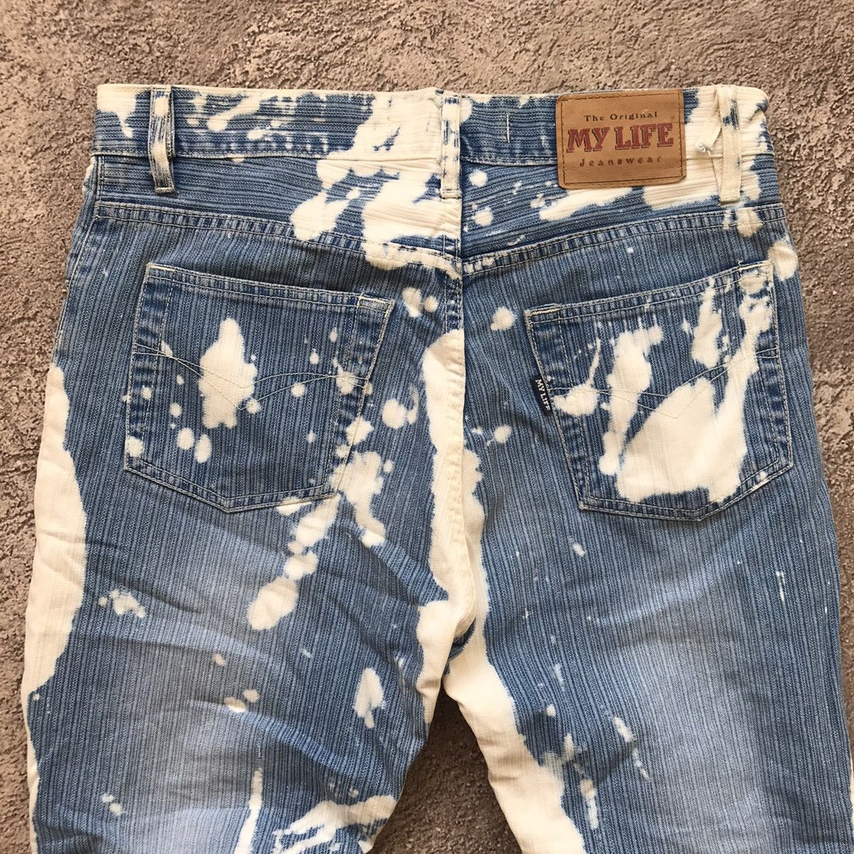 Vintage Vintage 90s Baggy Distressed Indigo Jeans Grunge Skate 31 Size US 31 - 5 Thumbnail