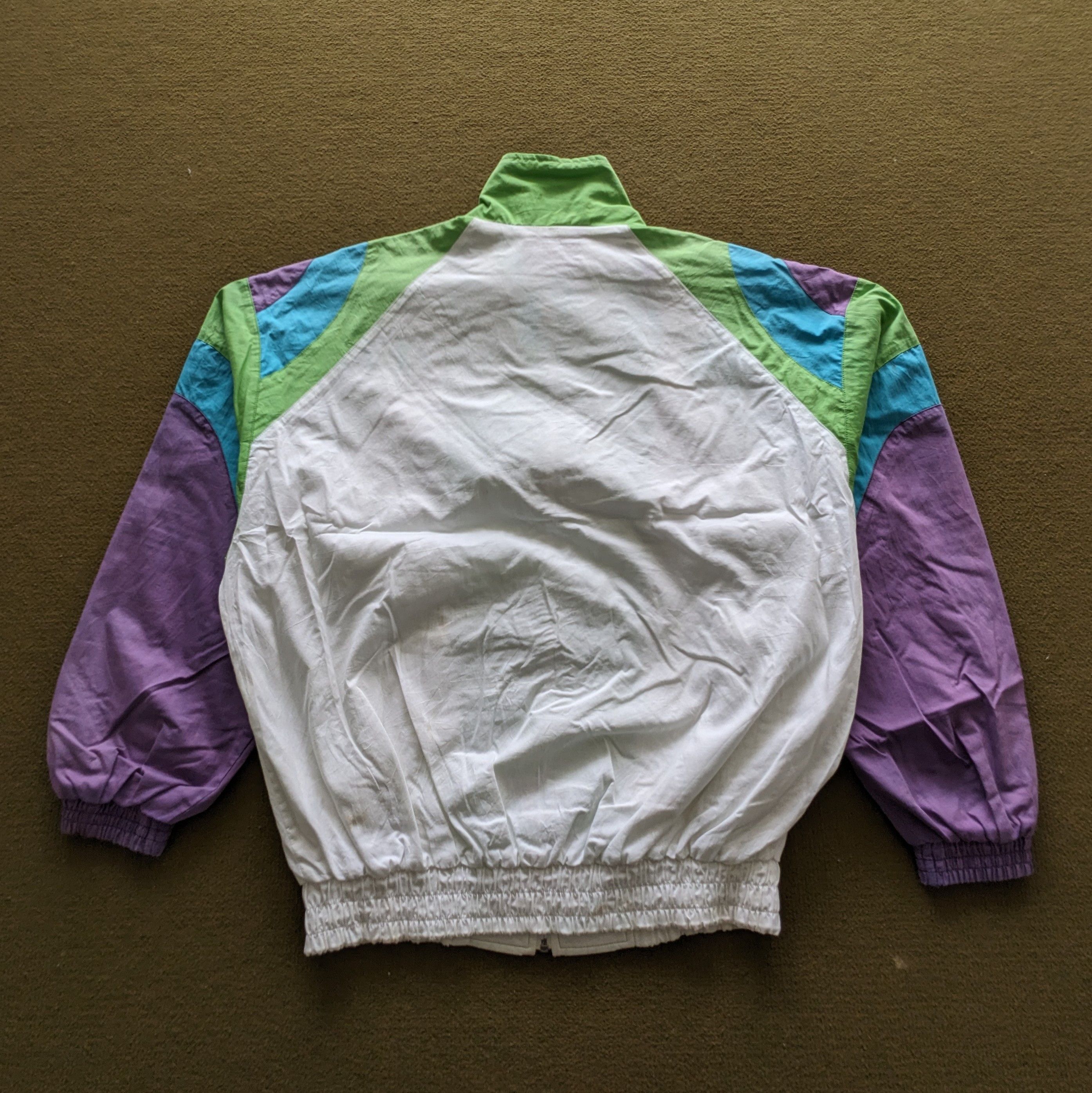 Sergio Tacchini Vintage Sergio Tacchini Windbreaker Jacket Size US L / EU 52-54 / 3 - 3 Thumbnail