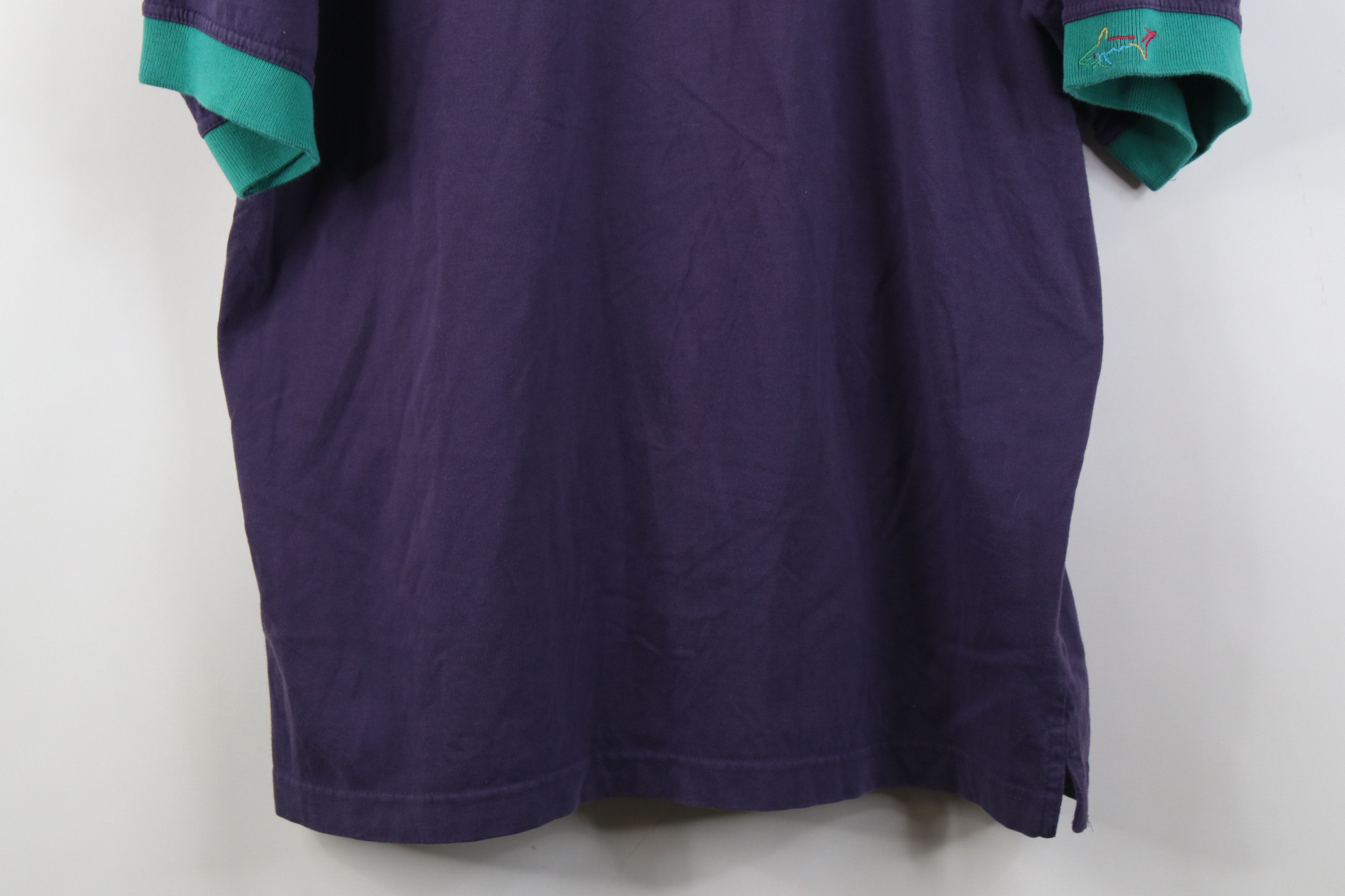 Vintage Vintage 90s Streetwear Geometric Knit Golf Polo Shirt Size US L / EU 52-54 / 3 - 3 Thumbnail