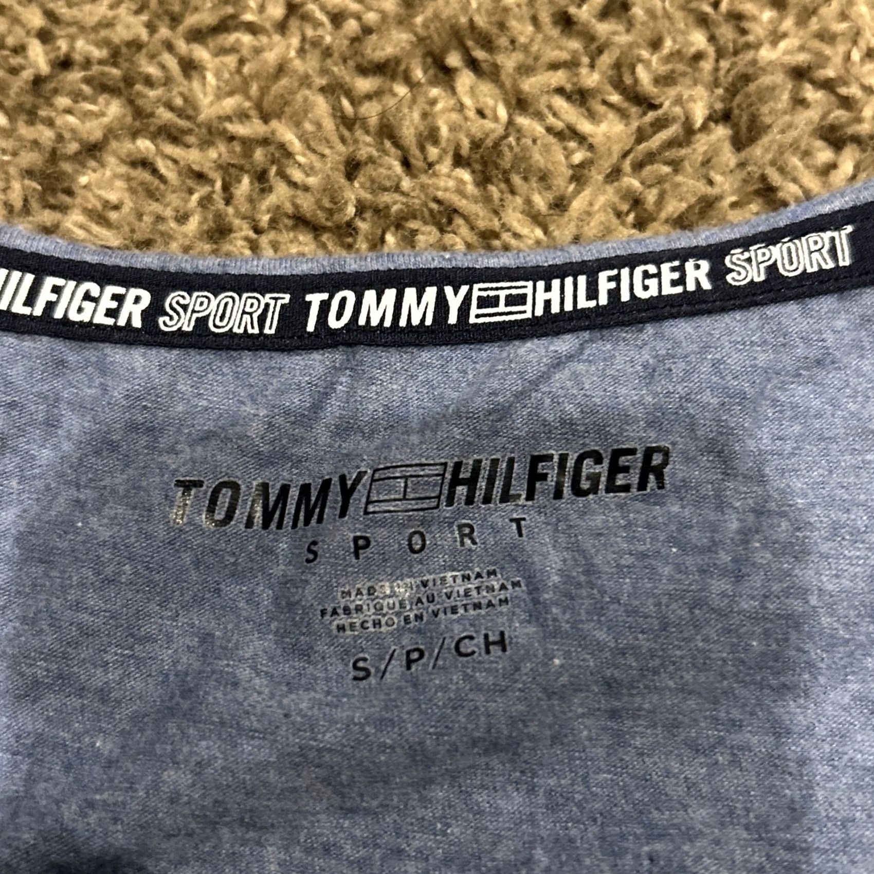 Tommy Hilfiger Tommy Hilfiger Sport Women’s S Blue Cotton Tank B1 Size S / US 4 / IT 40 - 2 Thumbnail