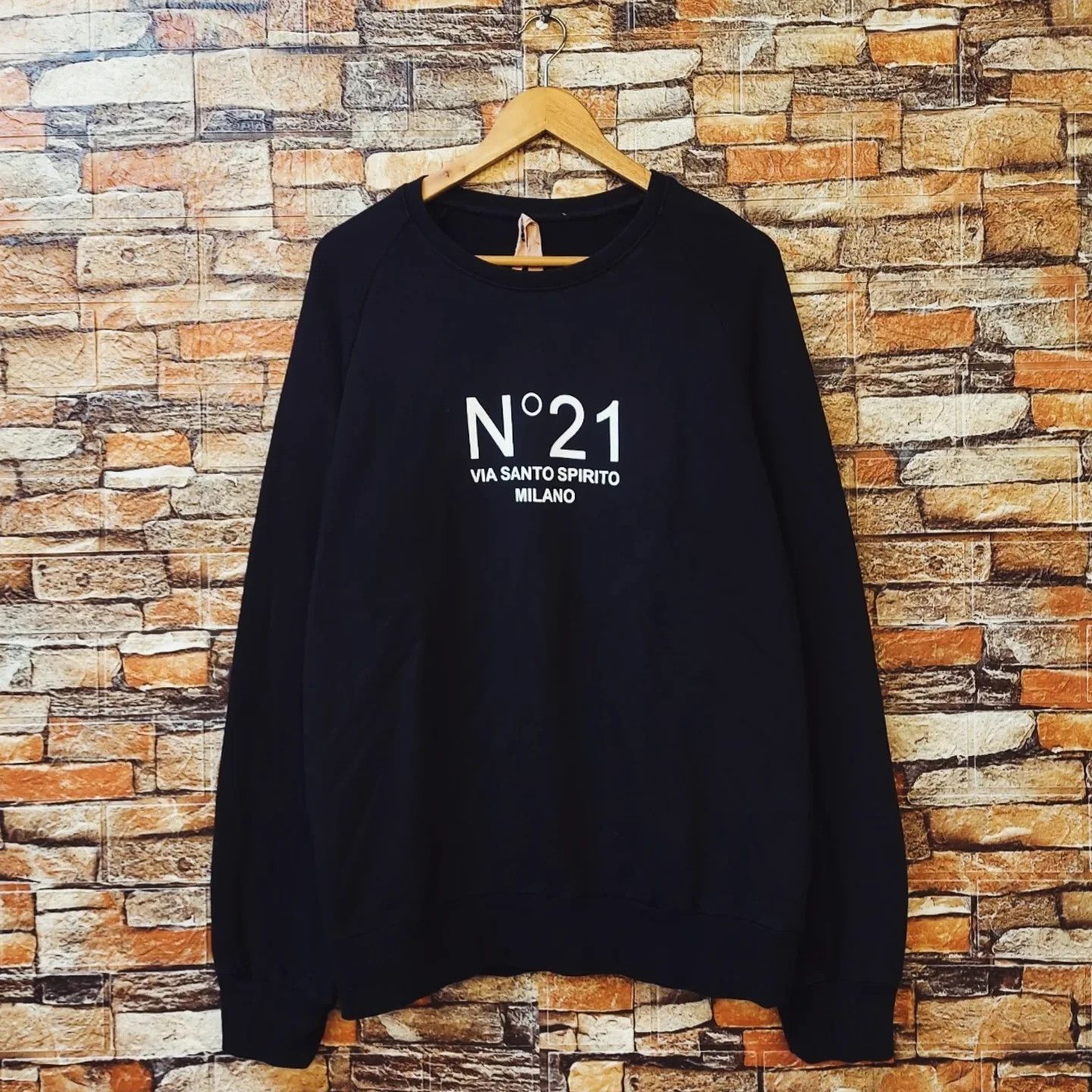 Designer × N21 N⁰21 Numero Ventuno Sweatshirt Size US M / EU 48-50 / 2 - 1 Thumbnail