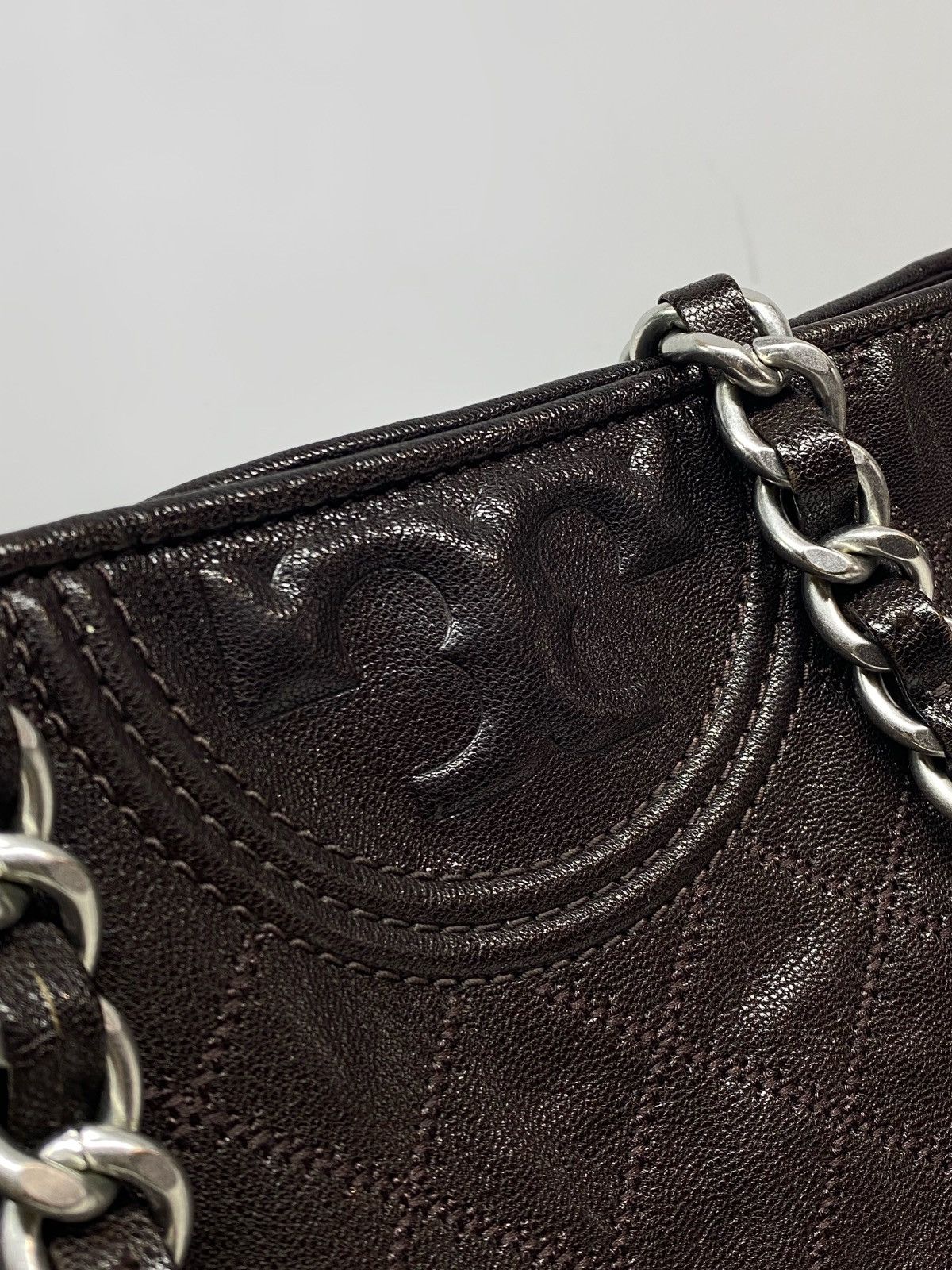 Tory Burch 🔥 TORY BURCH QUILTED CHAIN BAG LEATHER Y2K LUXURY VIBES Size ONE SIZE - 6 Thumbnail