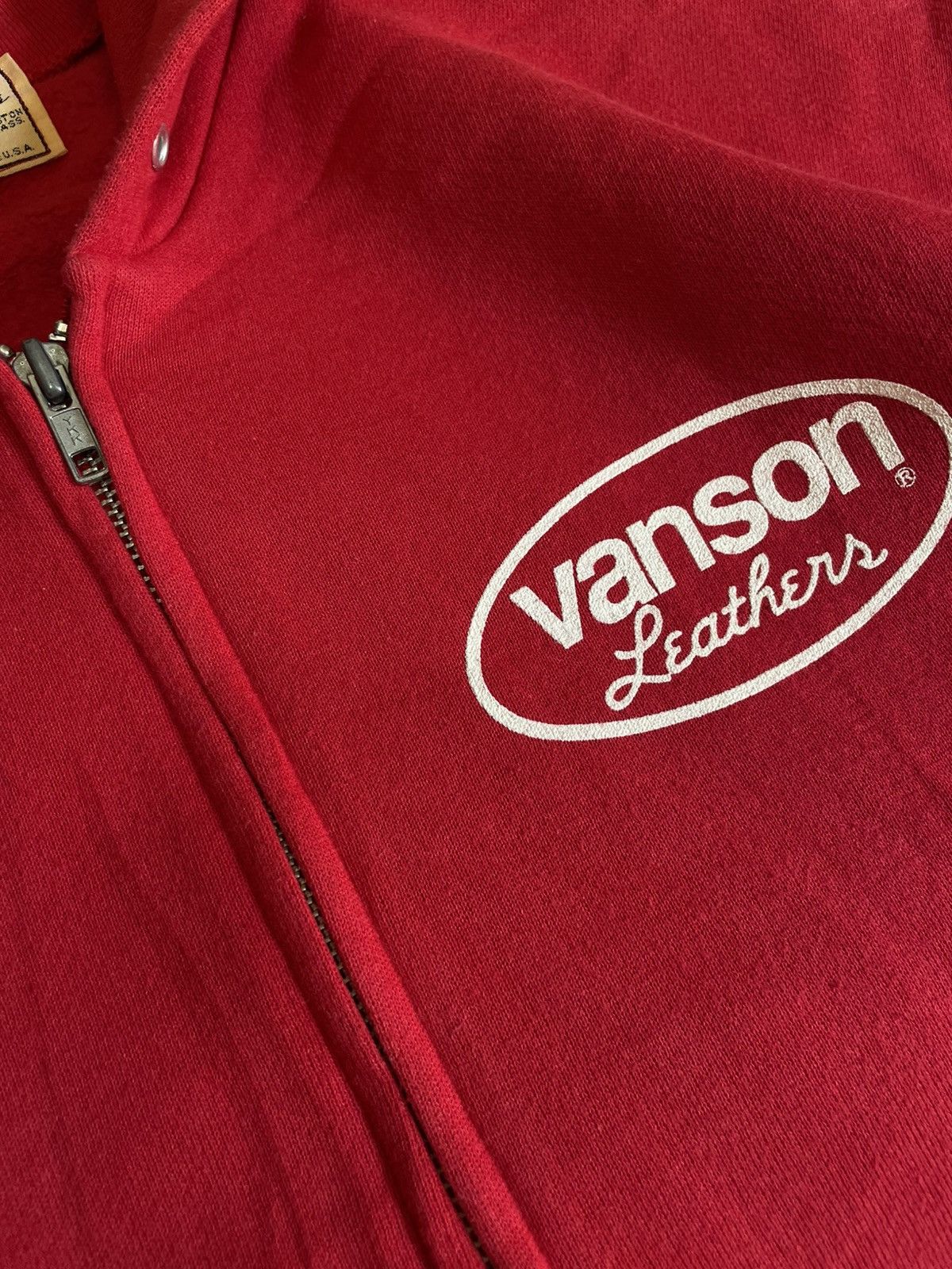 Vanson Leathers Vintage vanson leather zipper hoodie Size US M / EU 48-50 / 2 - 3 Thumbnail