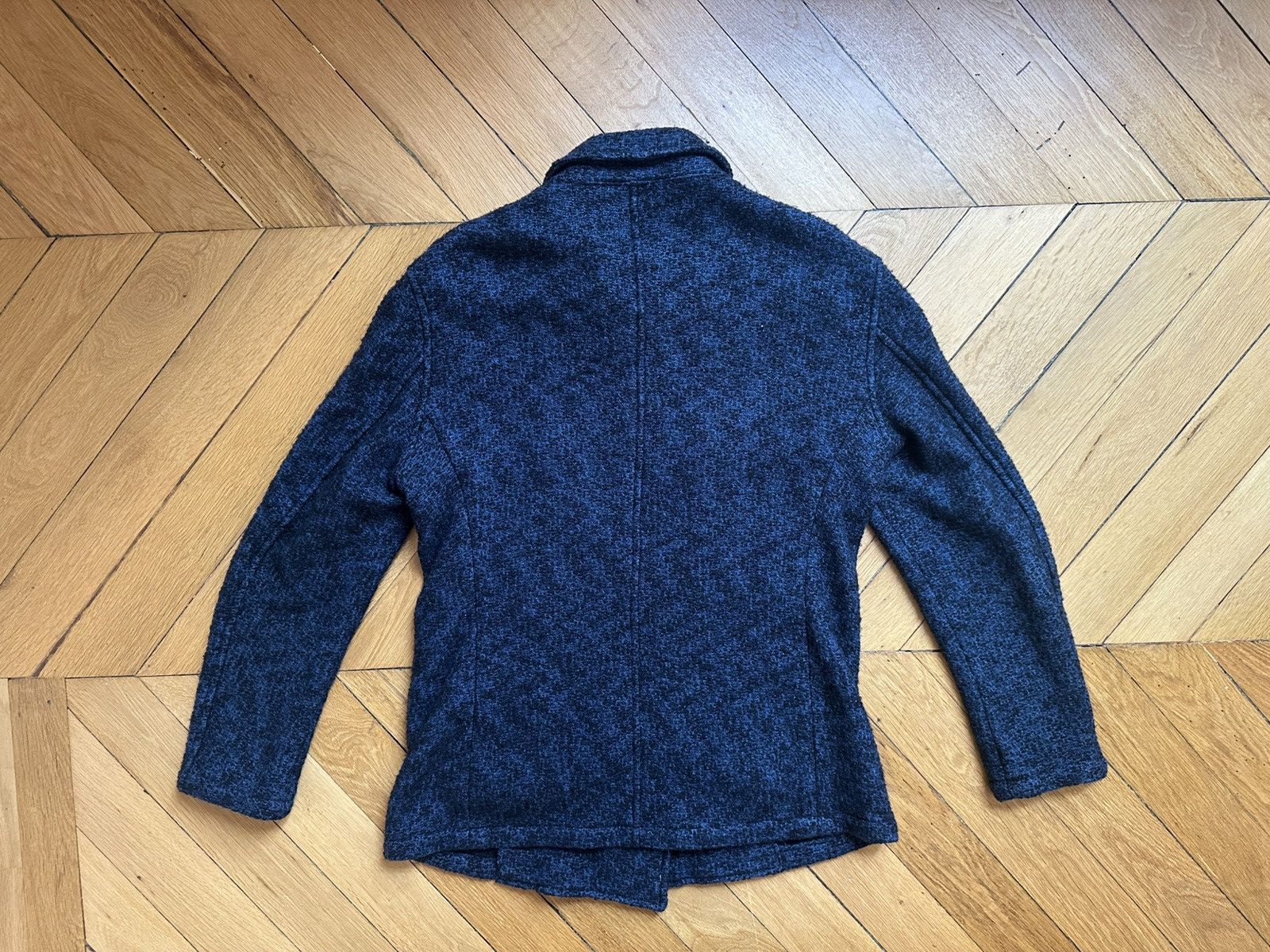 Eidos Napoli Knitted Mélange Peacoat Size US L / EU 52-54 / 3 - 2 Thumbnail