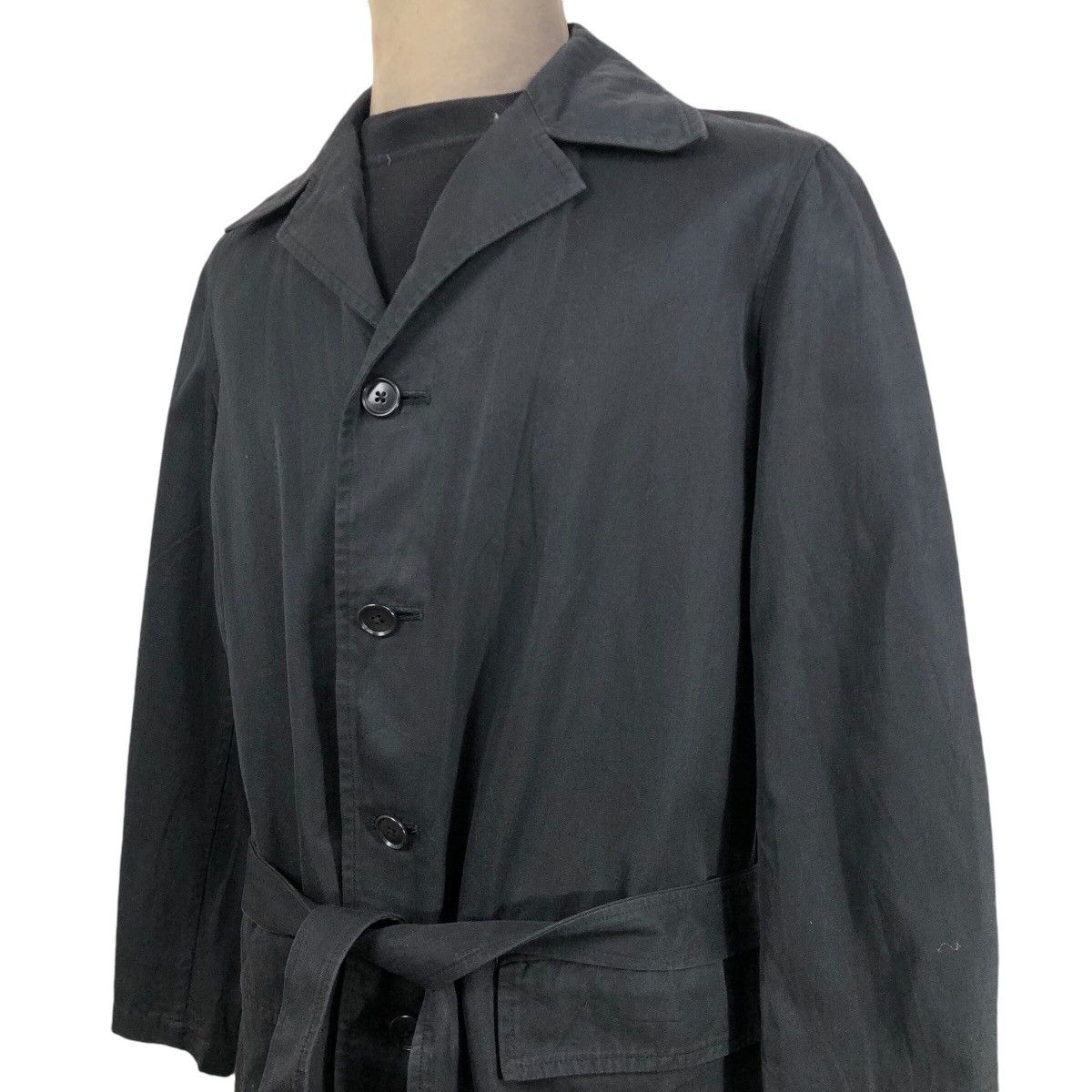 Yohji Yamamoto Vintage Y’s For Men Yohji Yamamoto 2002 S/S Car Coat Size US L / EU 52-54 / 3 - 11 Thumbnail