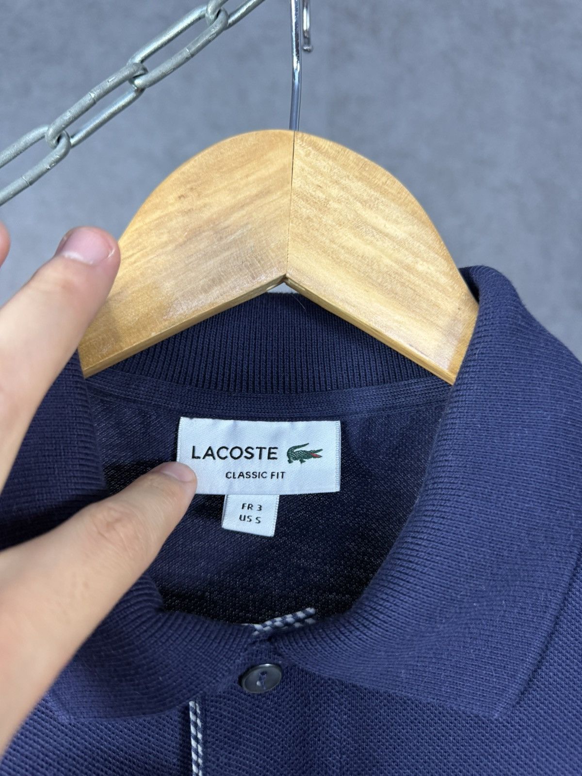 Lacoste Lacoste designer logo pocket polo sweatshirt Size US S / EU 44-46 / 1 - 3 Thumbnail