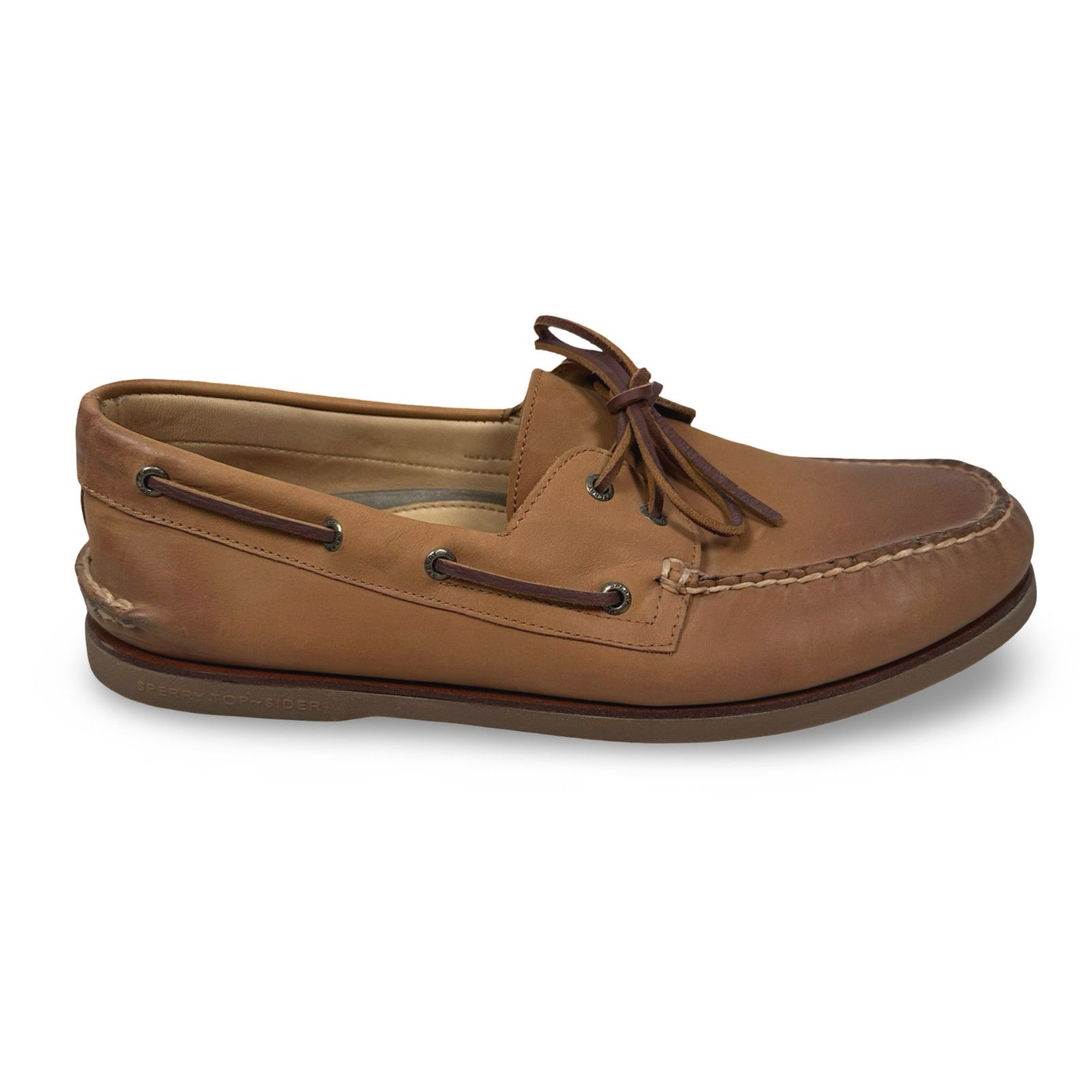 Sperry Sperry Gold Cup Boat Shoe Men’s 14 Wide Tan Leather Lace-Up Size US 14 / EU 47 - 1 Thumbnail
