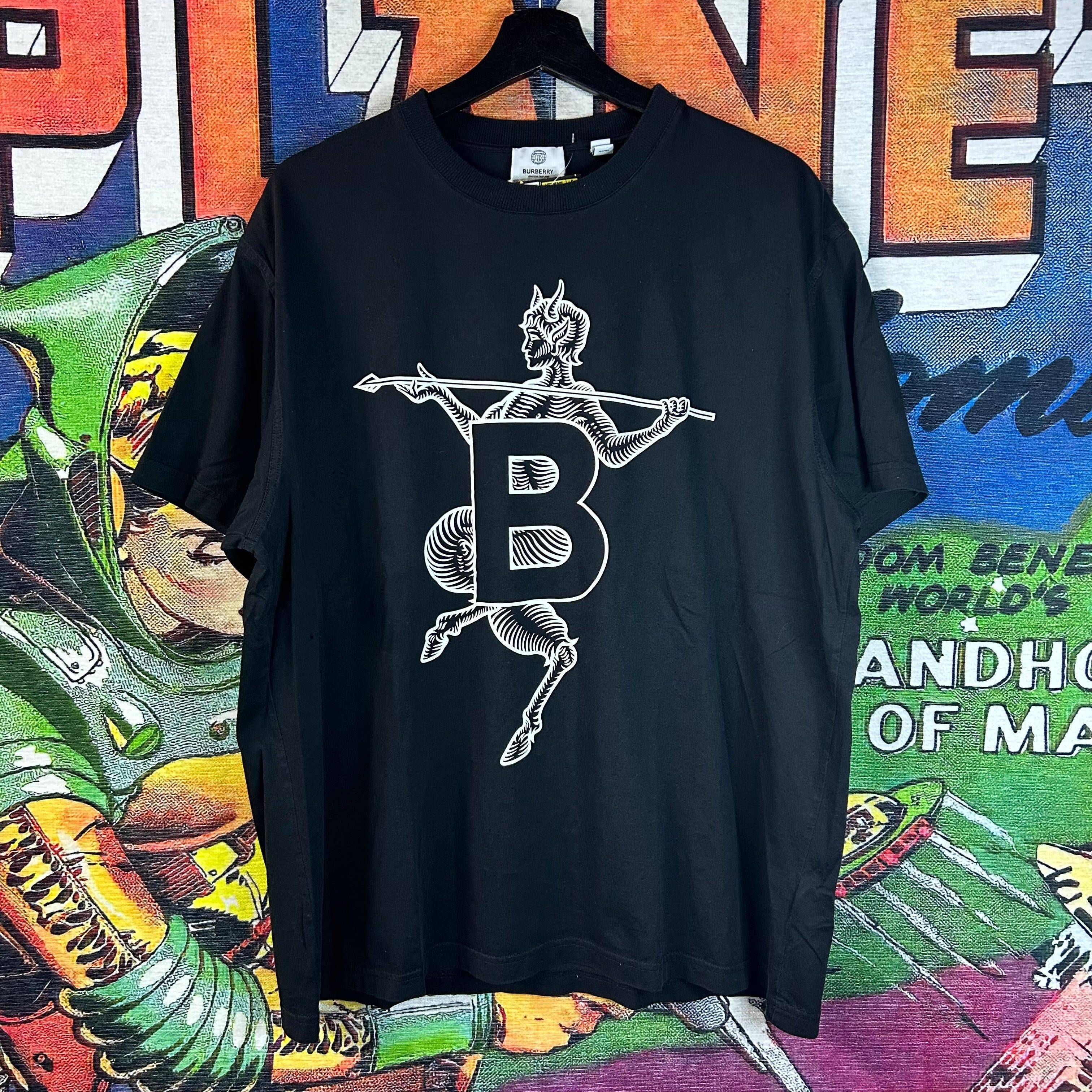 Burberry Burberry Mythical Alphabet ‘B’ Tee Size Medium Size US M / EU 48-50 / 2 - 1 Thumbnail