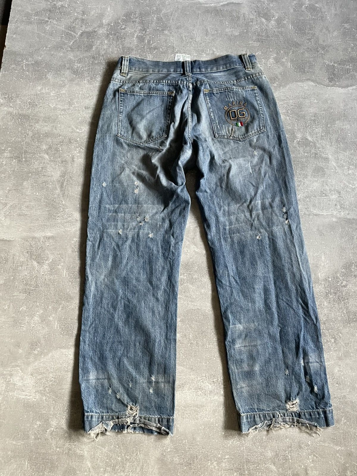 Dolce & Gabbana Dolce Gabbana jeans rockstar destroy pants Studded Eyelets Size US 36 / EU 52 - 1 Thumbnail