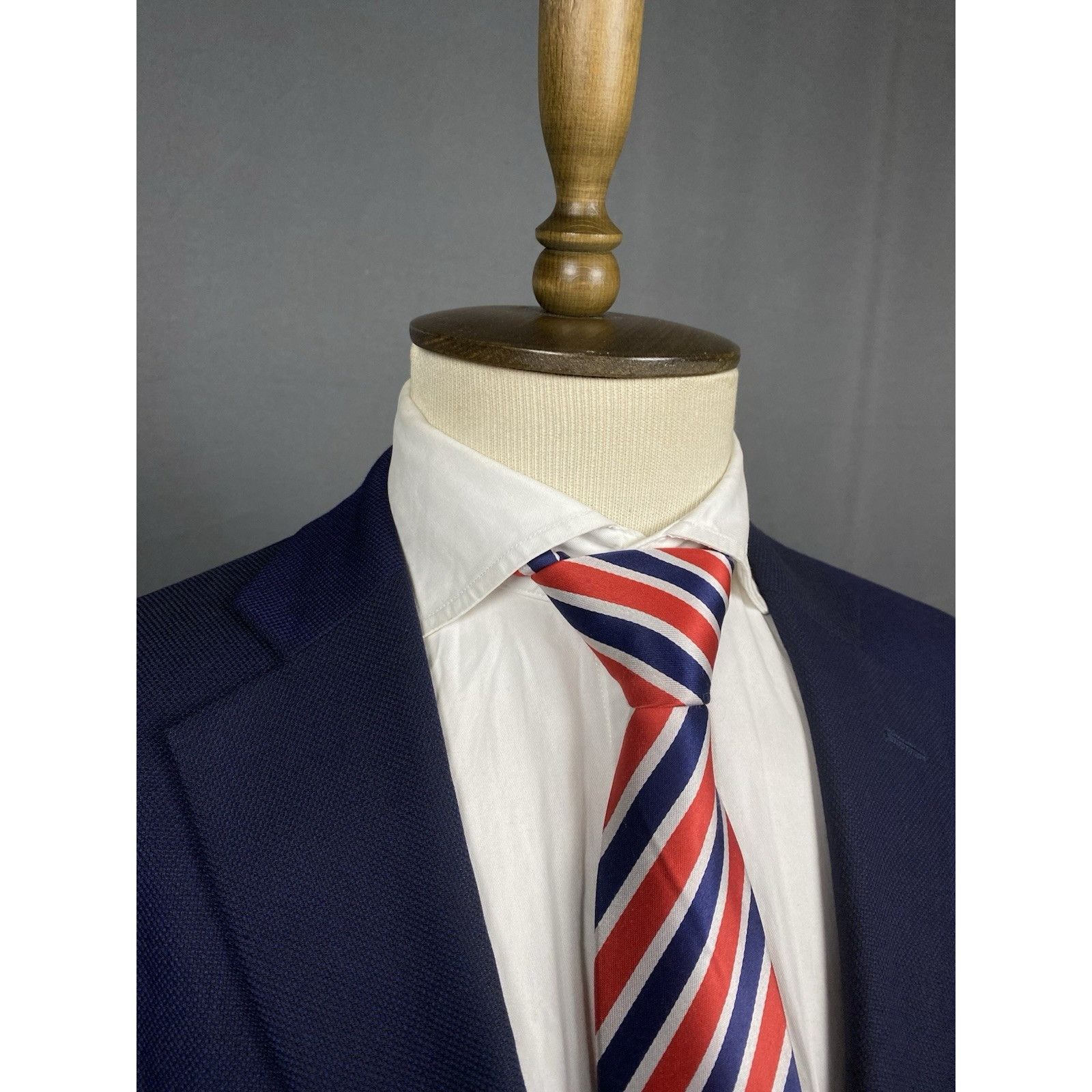 Hardy Amies Hardy Amies Men's Summer Wool Blazer Sportcoat Jacket Size Size 54R - 6 Thumbnail